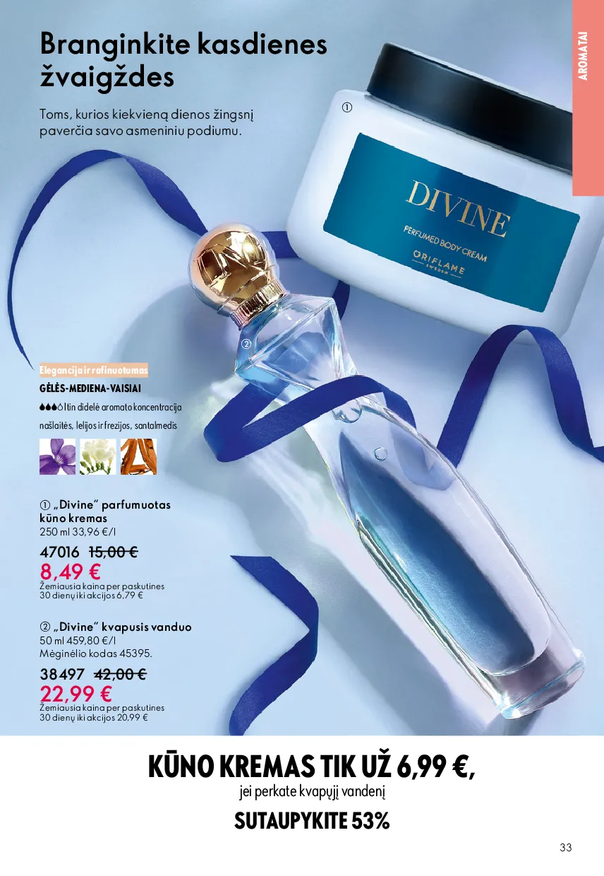 Oriflame akcijų katalogas – 33 psl.