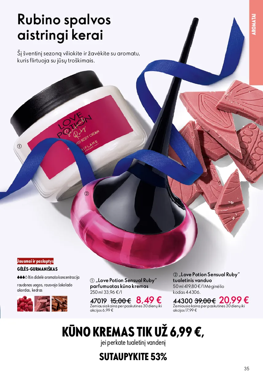 Oriflame akcijų katalogas – 35 psl.