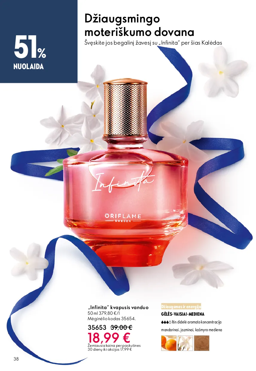 Oriflame akcijų katalogas – 38 psl.