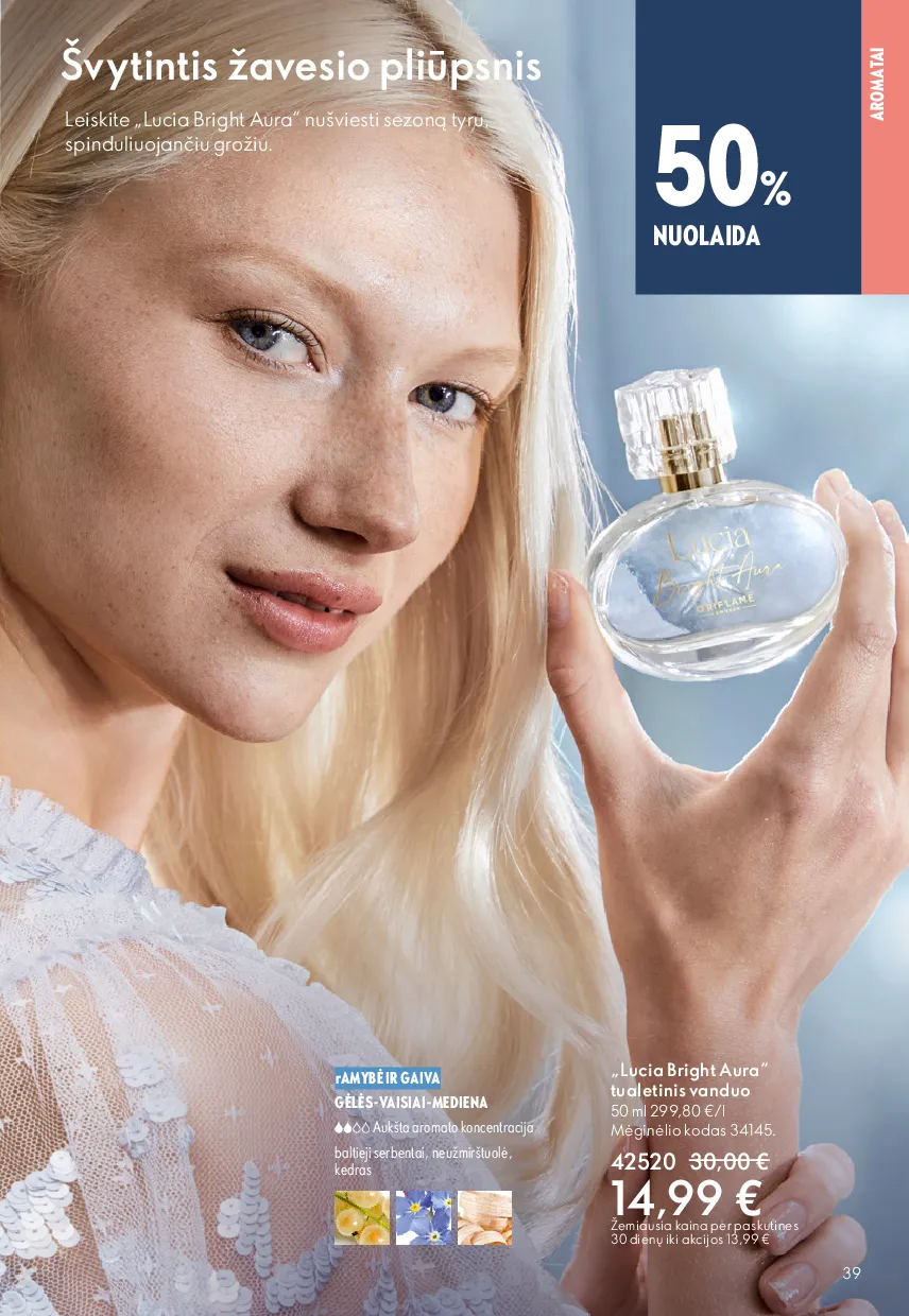 Oriflame akcijų katalogas – 39 psl.