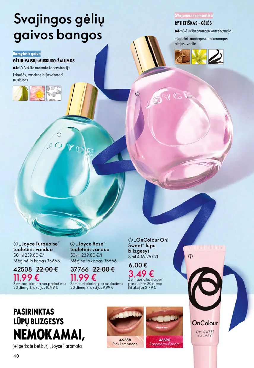 Oriflame akcijų katalogas – 40 psl.