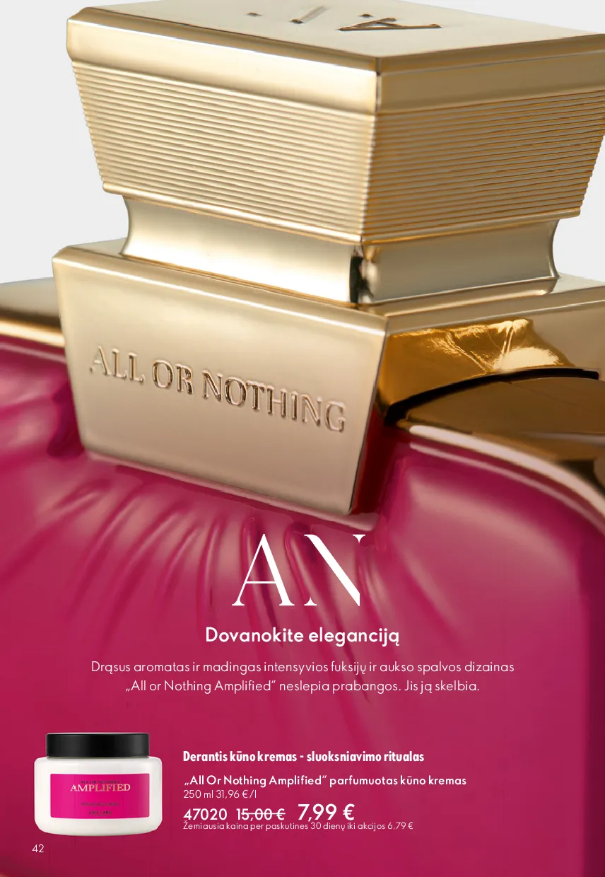 Oriflame akcijų katalogas – 42 psl.