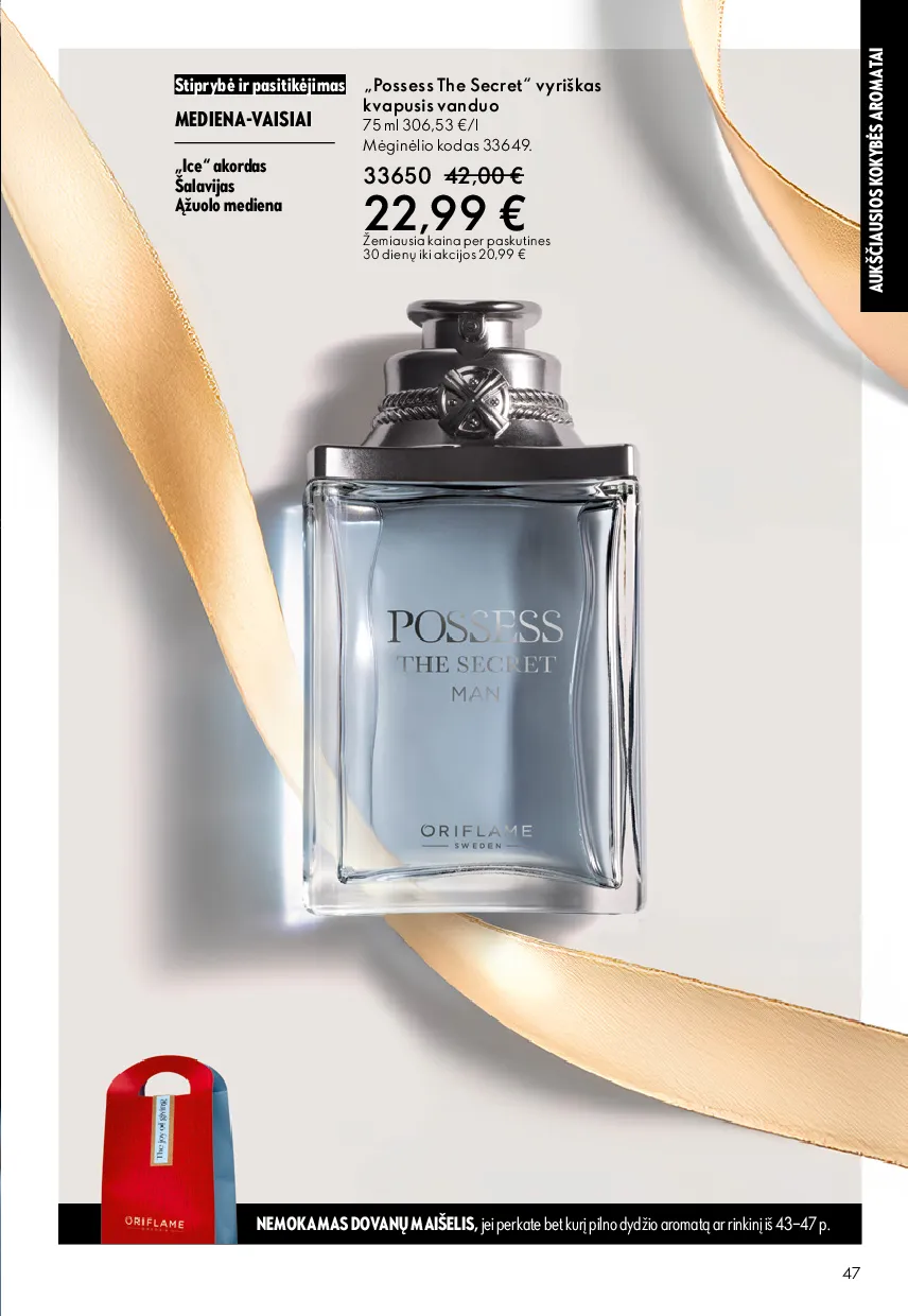 Oriflame akcijų katalogas – 47 psl.