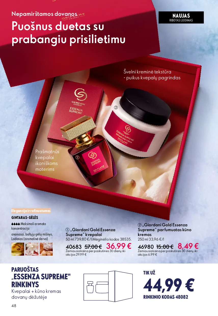 Oriflame akcijų katalogas – 48 psl.