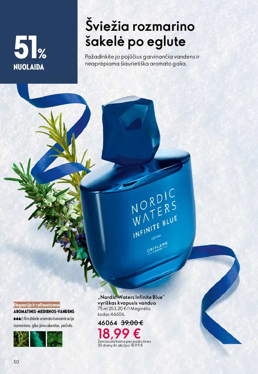 Oriflame akcijų katalogas – 50 psl.