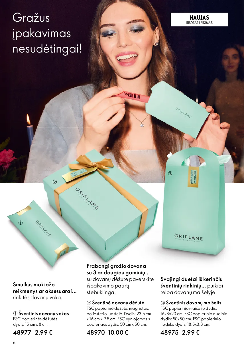 Oriflame akcijų katalogas – 6 psl.
