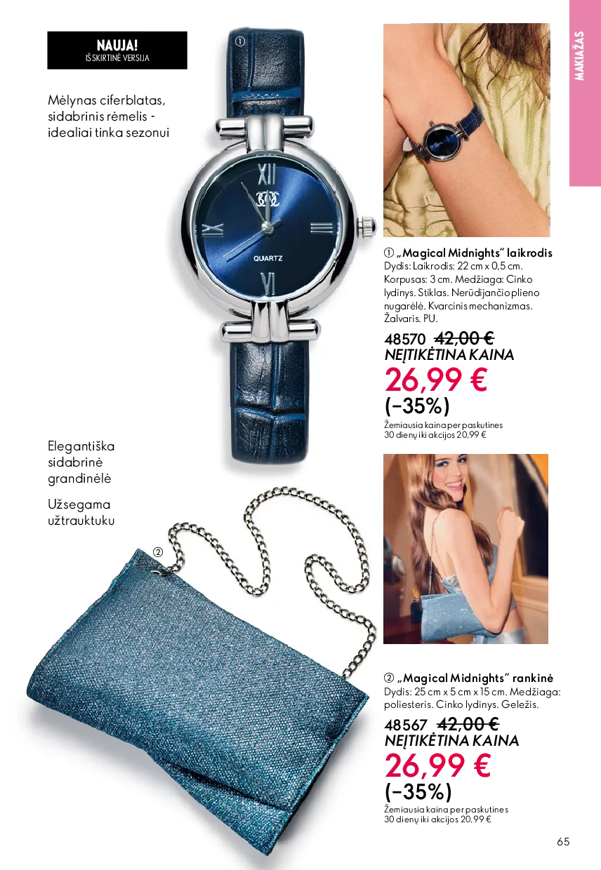 Oriflame akcijų katalogas – 65 psl.