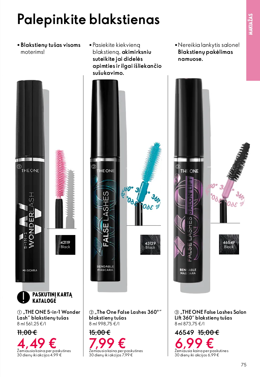 Oriflame akcijų katalogas – 75 psl.