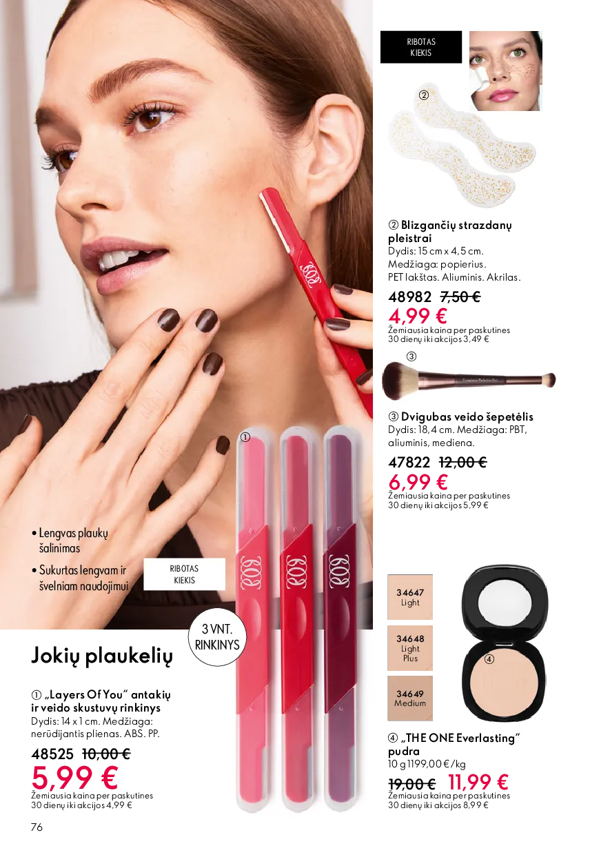 Oriflame akcijų katalogas – 76 psl.