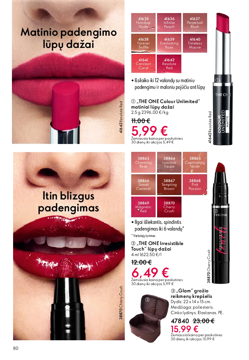 Oriflame akcijų katalogas – 80 psl.