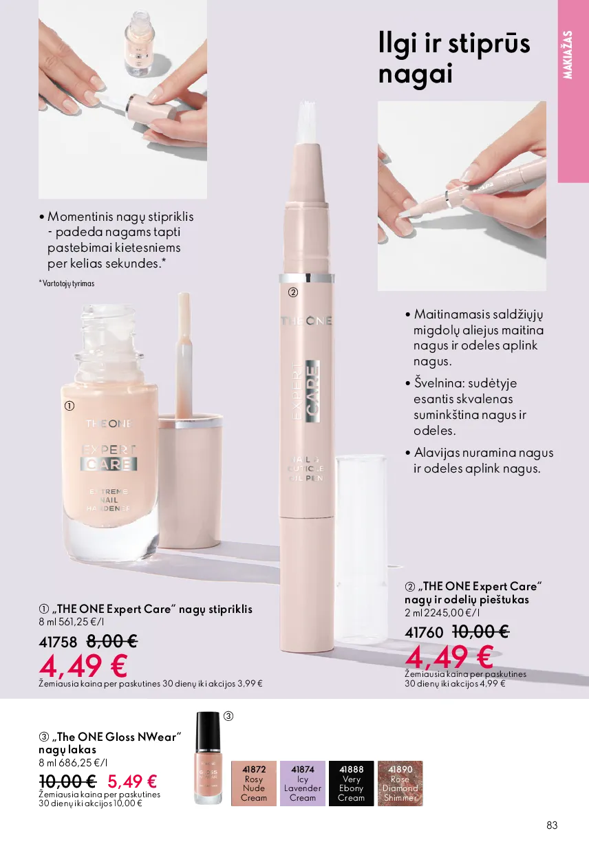 Oriflame akcijų katalogas – 83 psl.