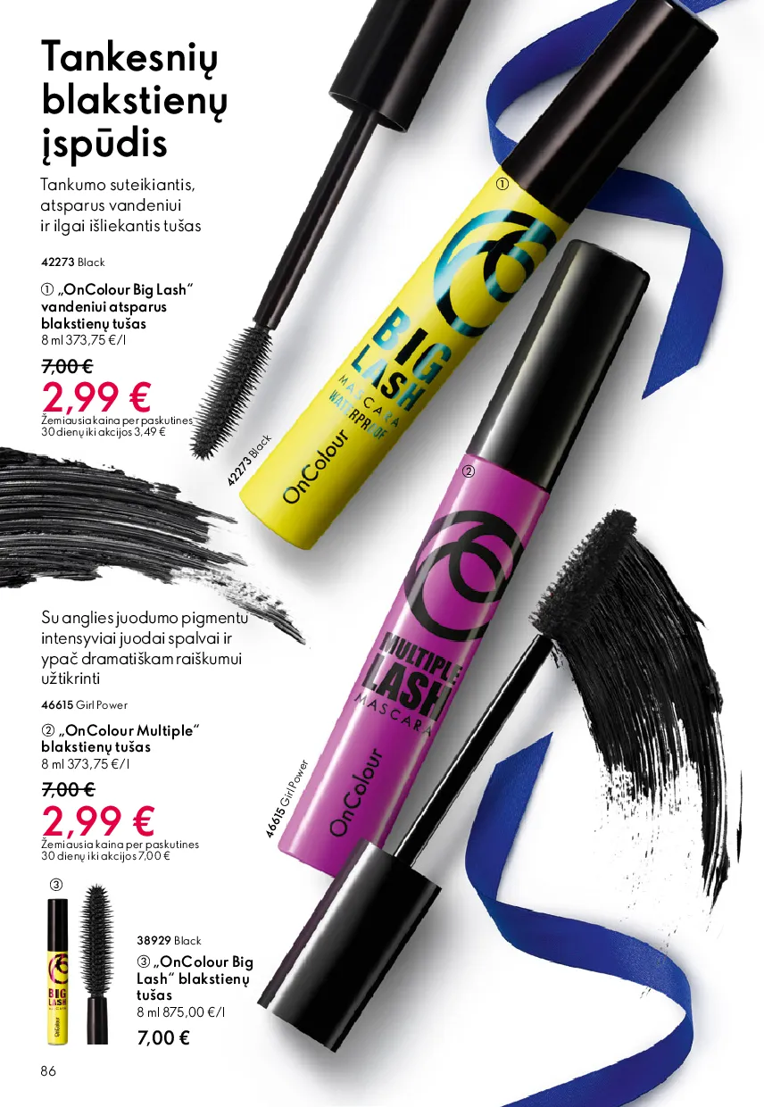 Oriflame akcijų katalogas – 86 psl.