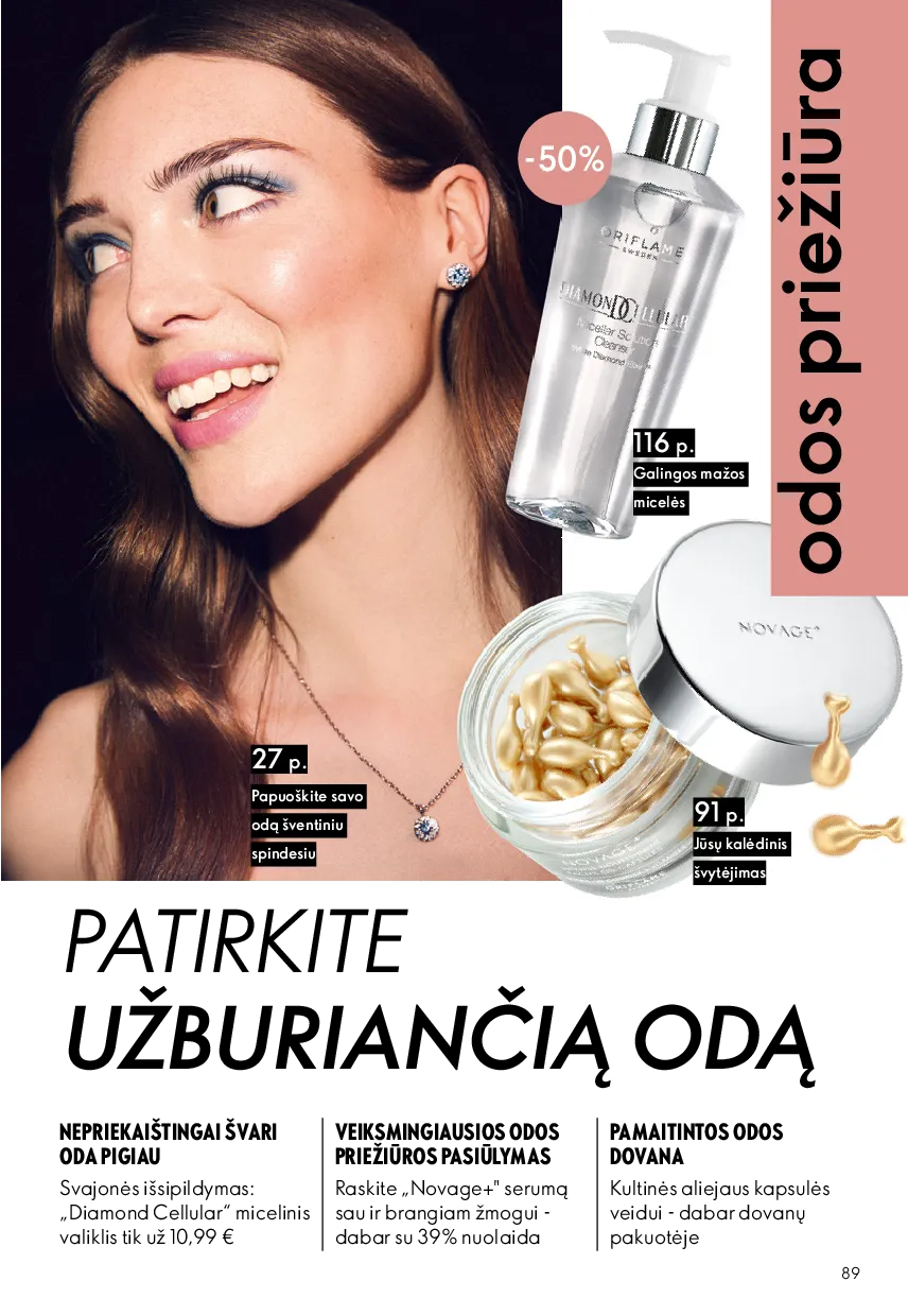 Oriflame akcijų katalogas – 89 psl.