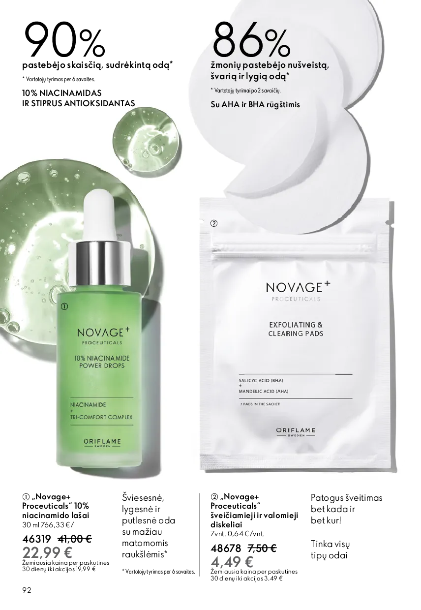 Oriflame akcijų katalogas – 92 psl.