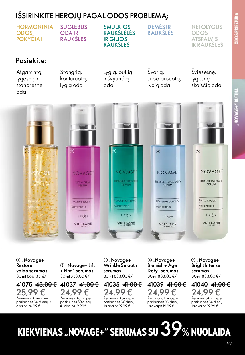 Oriflame akcijų katalogas – 97 psl.