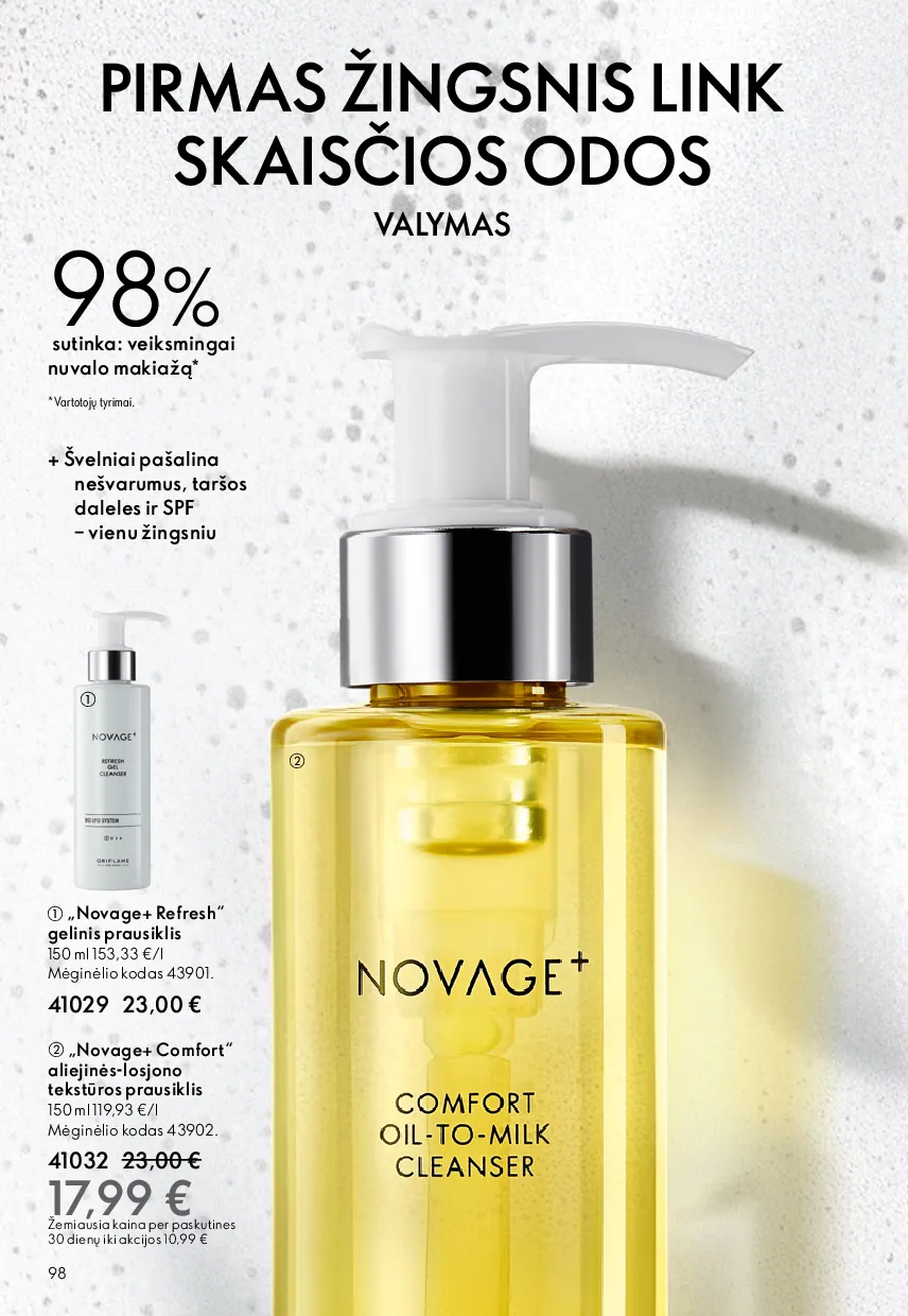 Oriflame akcijų katalogas – 98 psl.