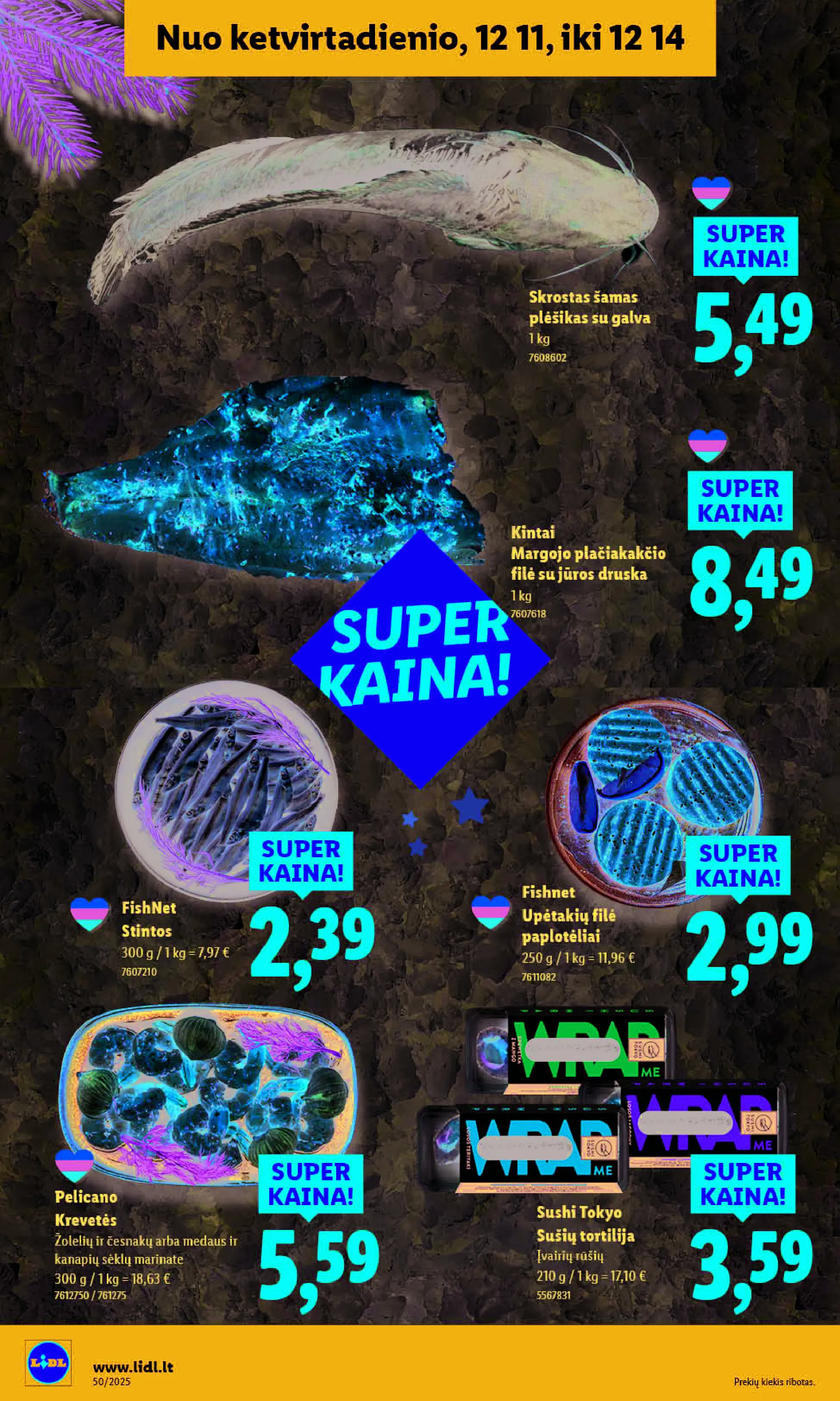 Lidl akcijos nuo ketvirtadienio – 12 psl.