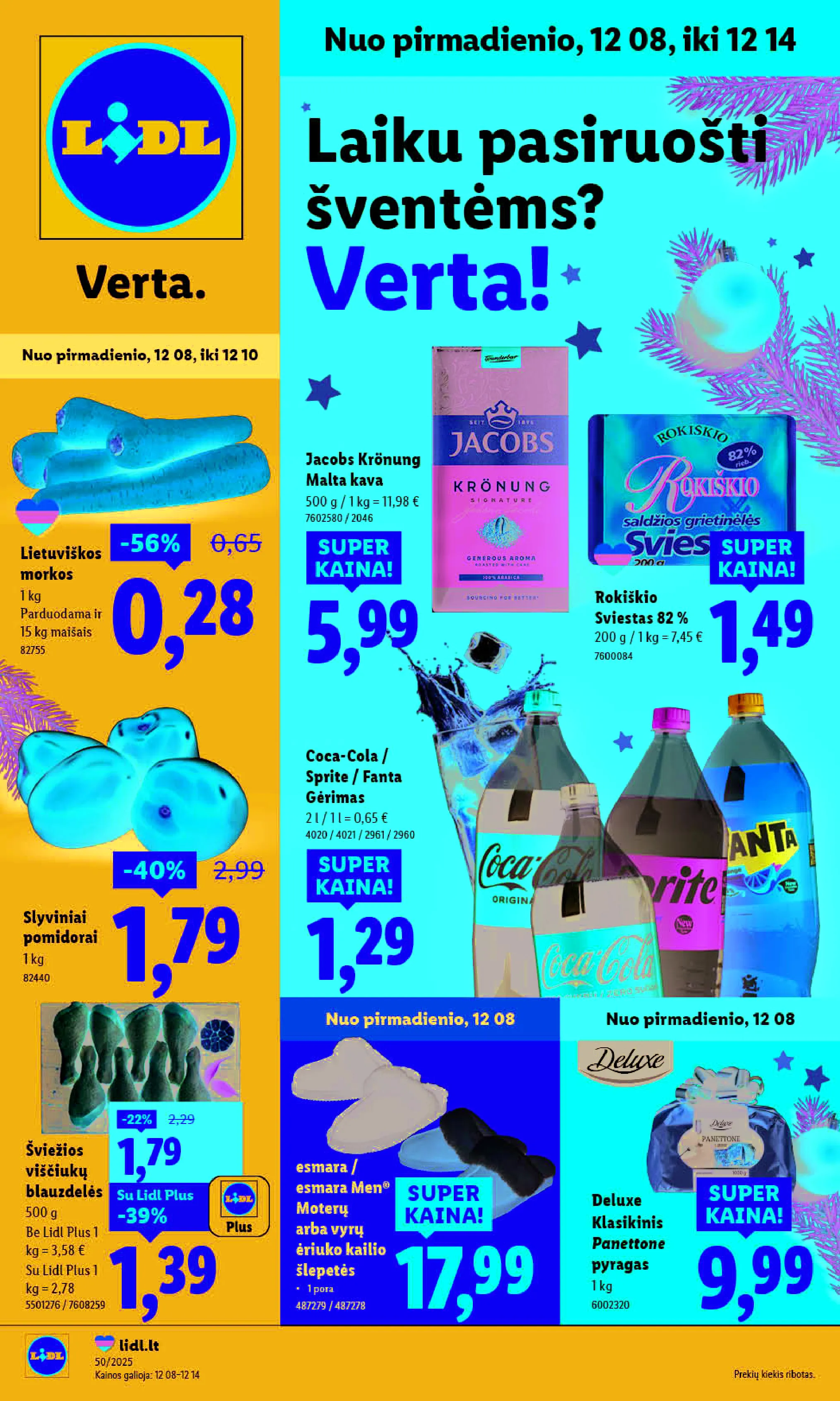 Lidl akcijos nuo ketvirtadienio – 16 psl.