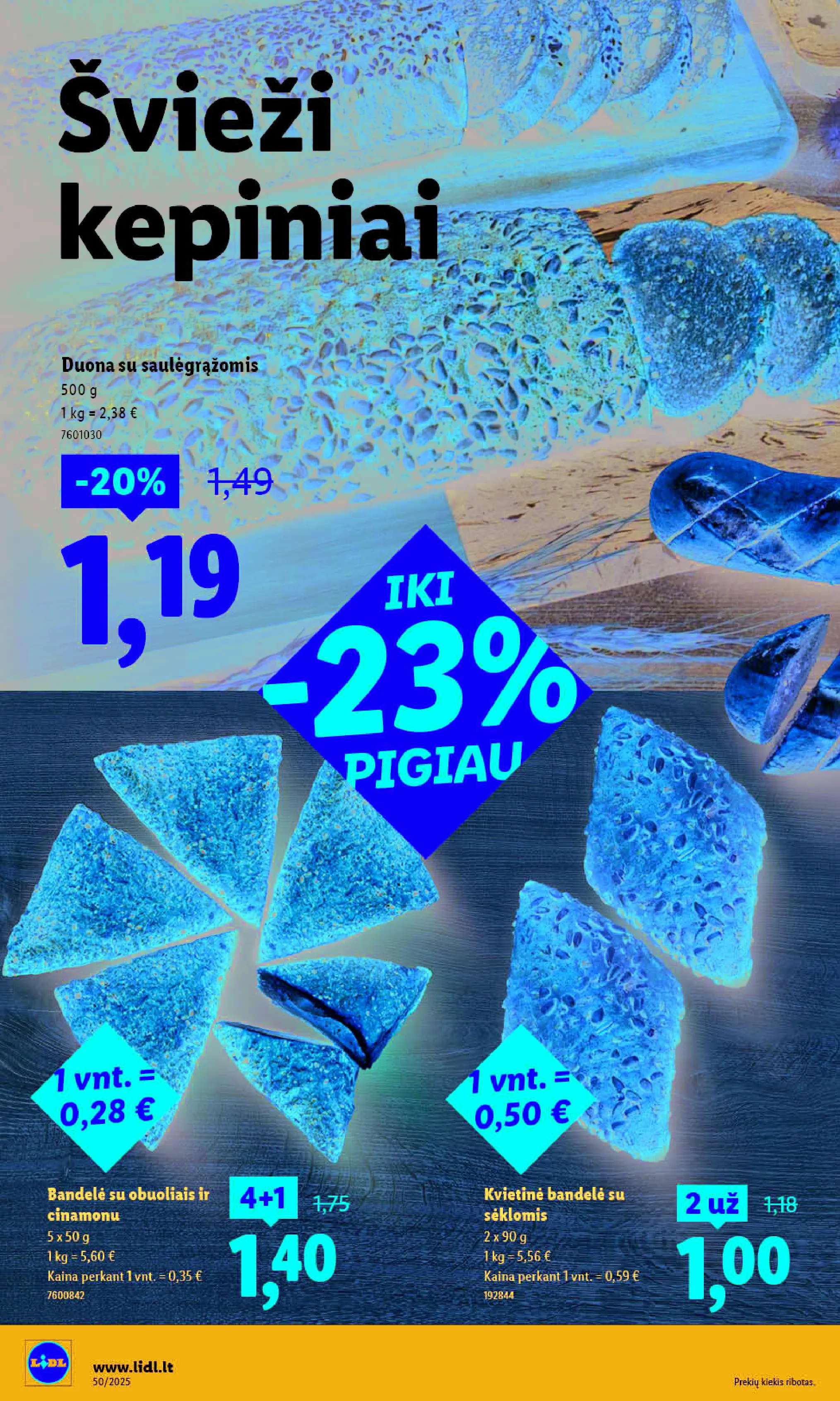 Lidl akcijos nuo ketvirtadienio – 8 psl.