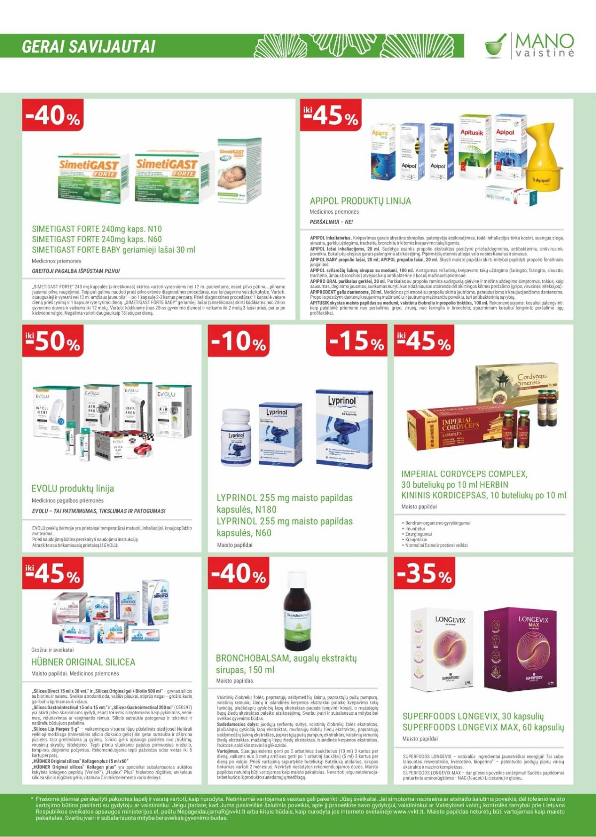 Mano vaistinė akcijų leidinys – 10 psl.