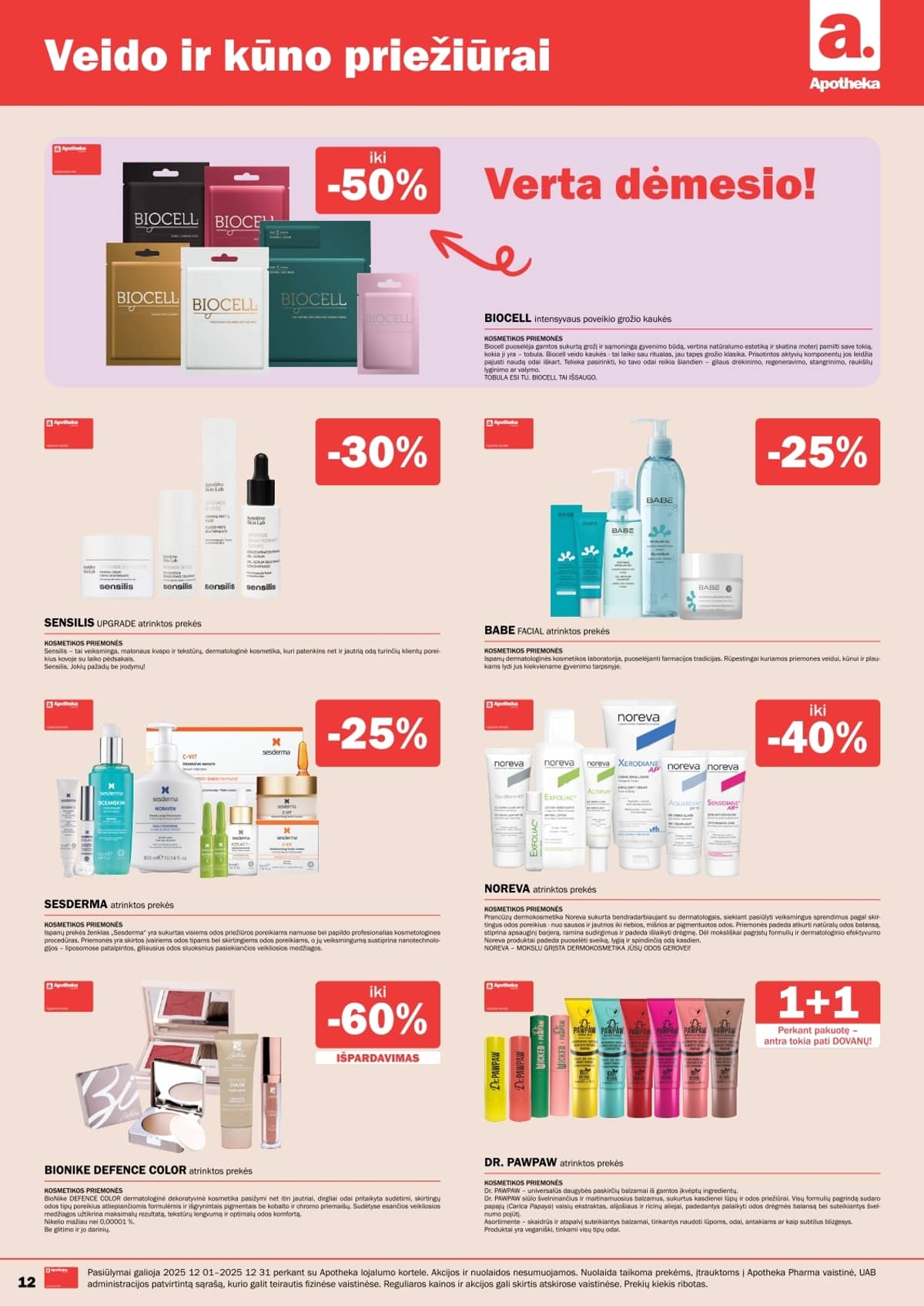 Apotheka akcijų leidinys – 12 psl.