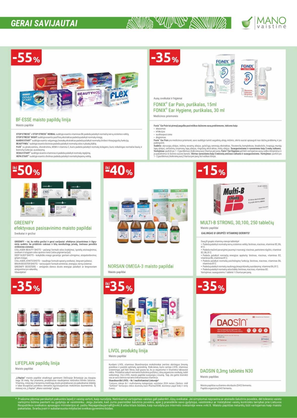 Mano vaistinė akcijų leidinys – 8 psl.