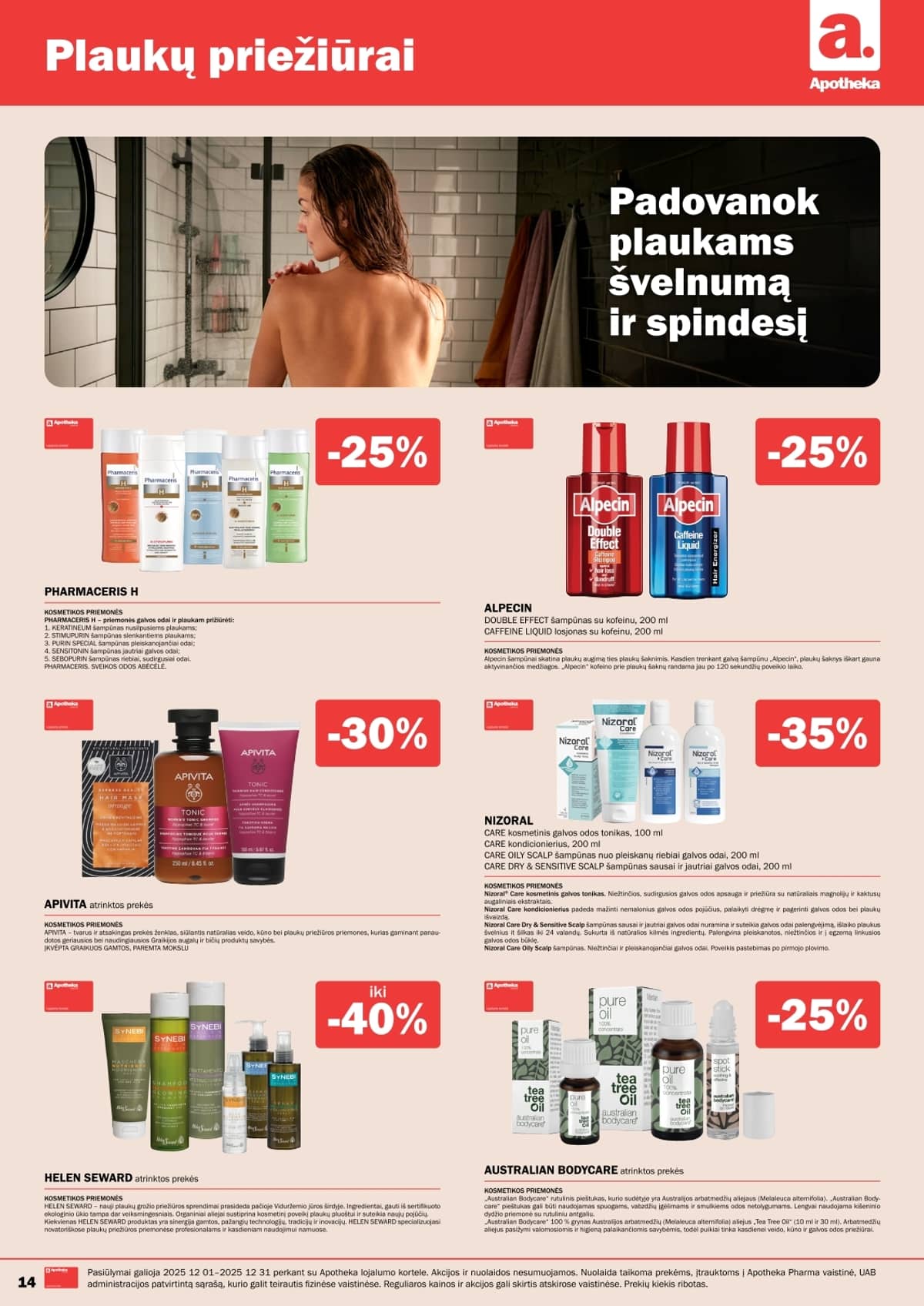 Apotheka akcijų leidinys – 14 psl.
