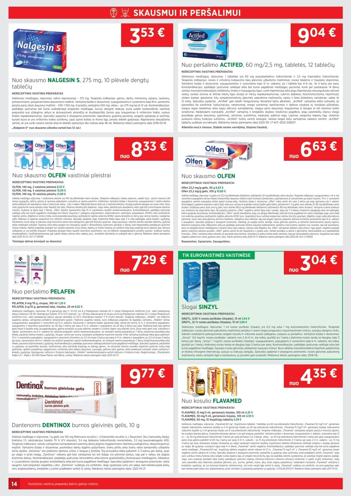 Eurovaistinės akcijų leidinys – 27 psl.
