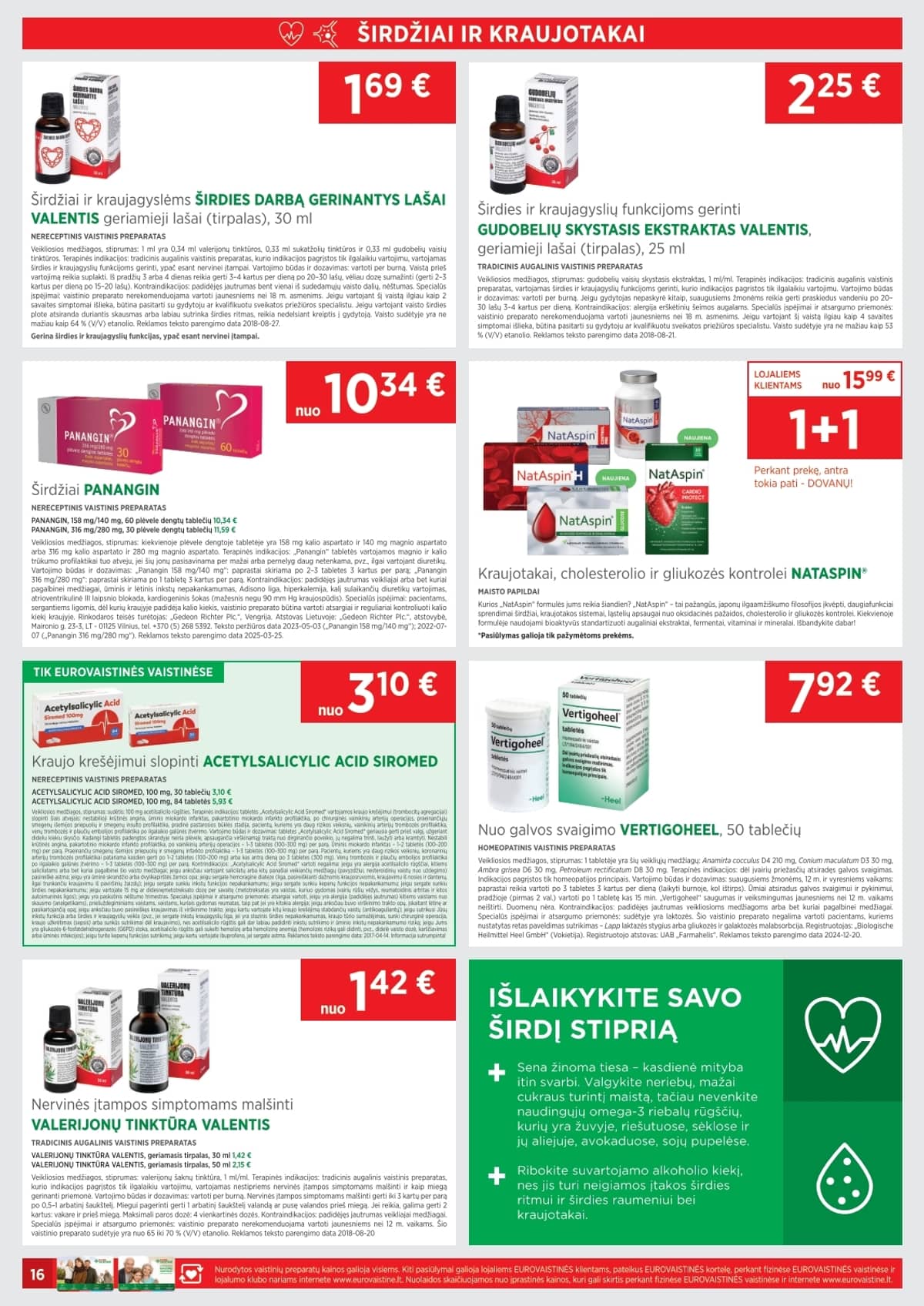 Eurovaistinės akcijų leidinys – 25 psl.