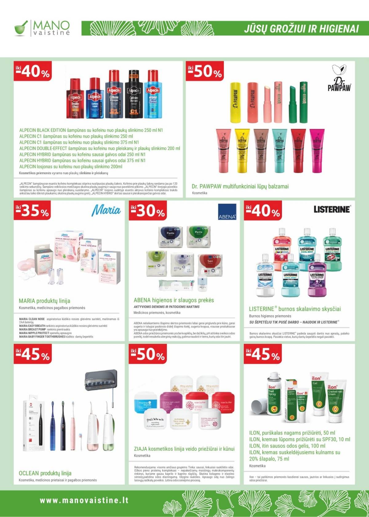 Mano vaistinė akcijų leidinys – 3 psl.