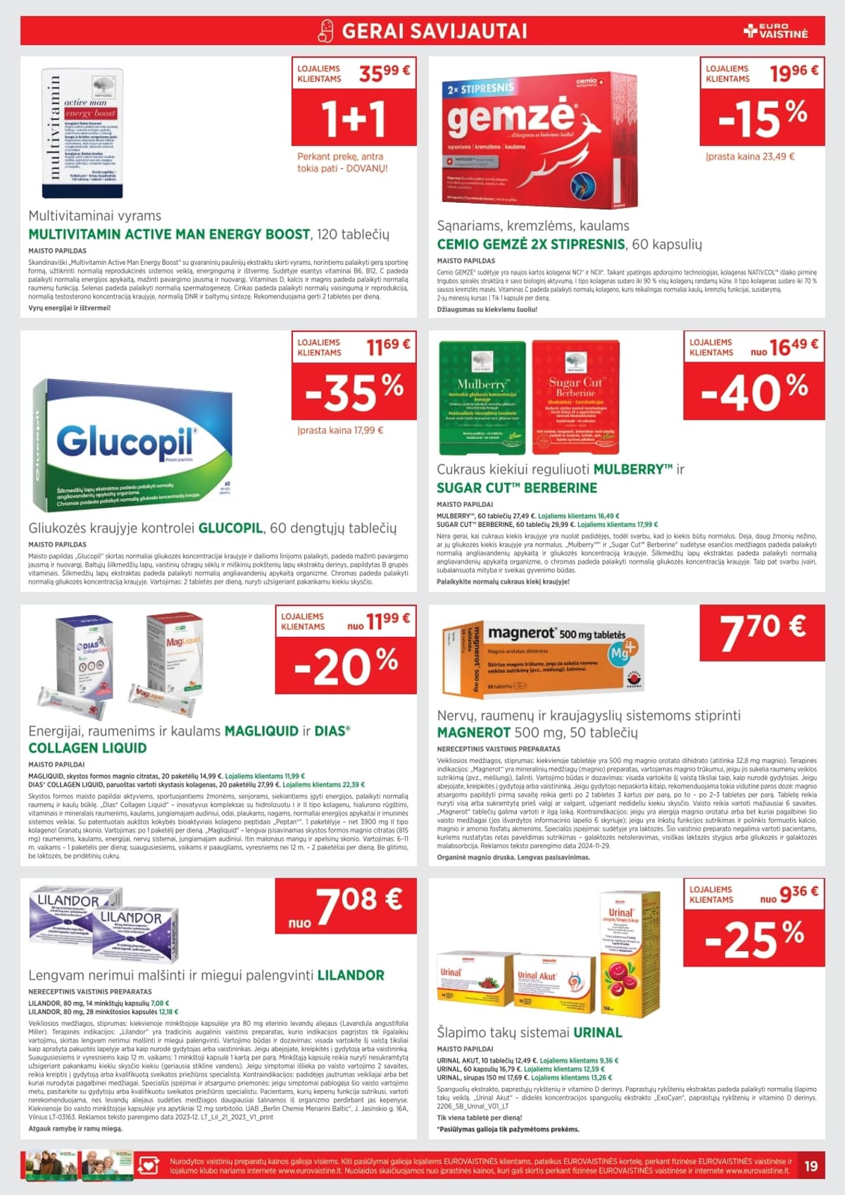 Eurovaistinės akcijų leidinys – 22 psl.