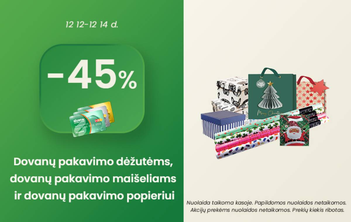 Norfa savaitgalio akcijos – 8 psl.