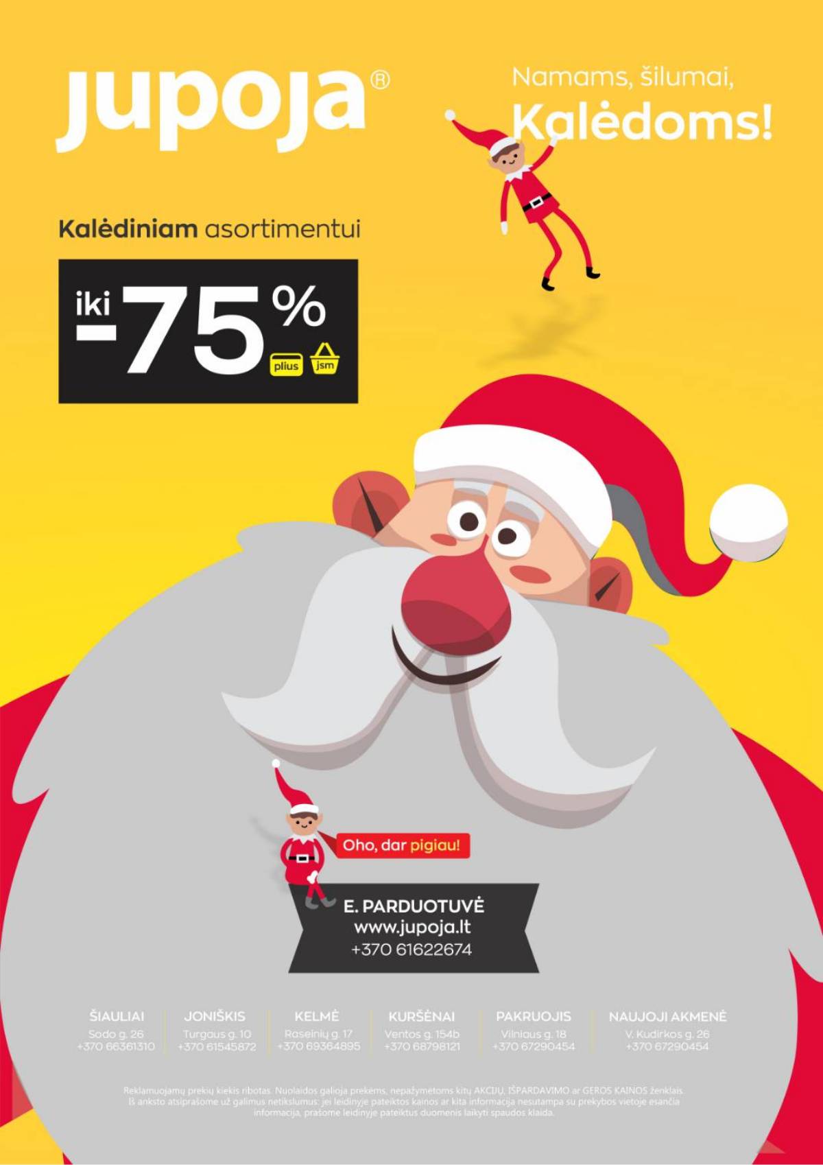 Jupoja Kalėdinis akcijų leidinys Nr. 2 – 1 psl.