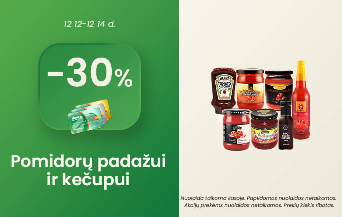 Norfa savaitgalio akcijos – 6 psl.