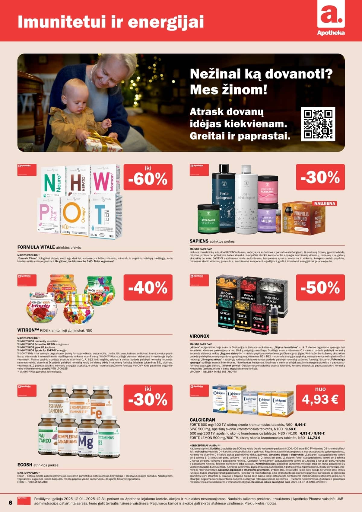 Apotheka akcijų leidinys – 6 psl.