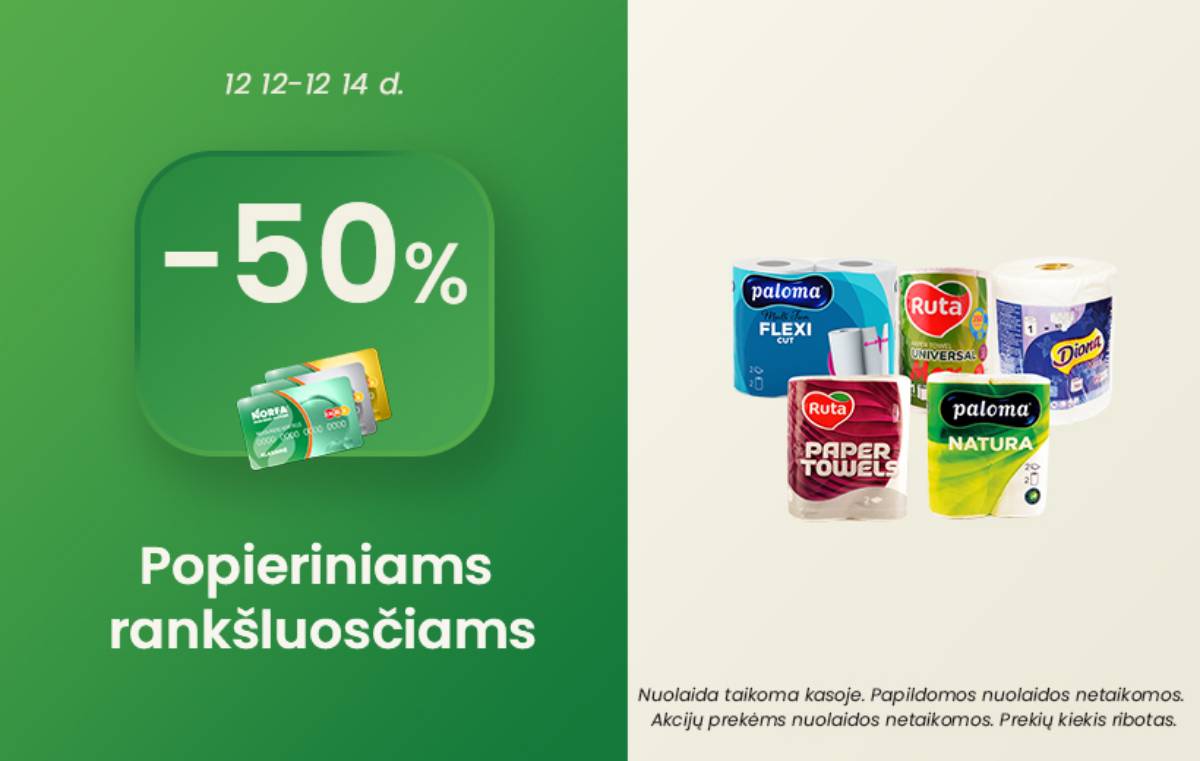 Norfa savaitgalio akcijos – 5 psl.