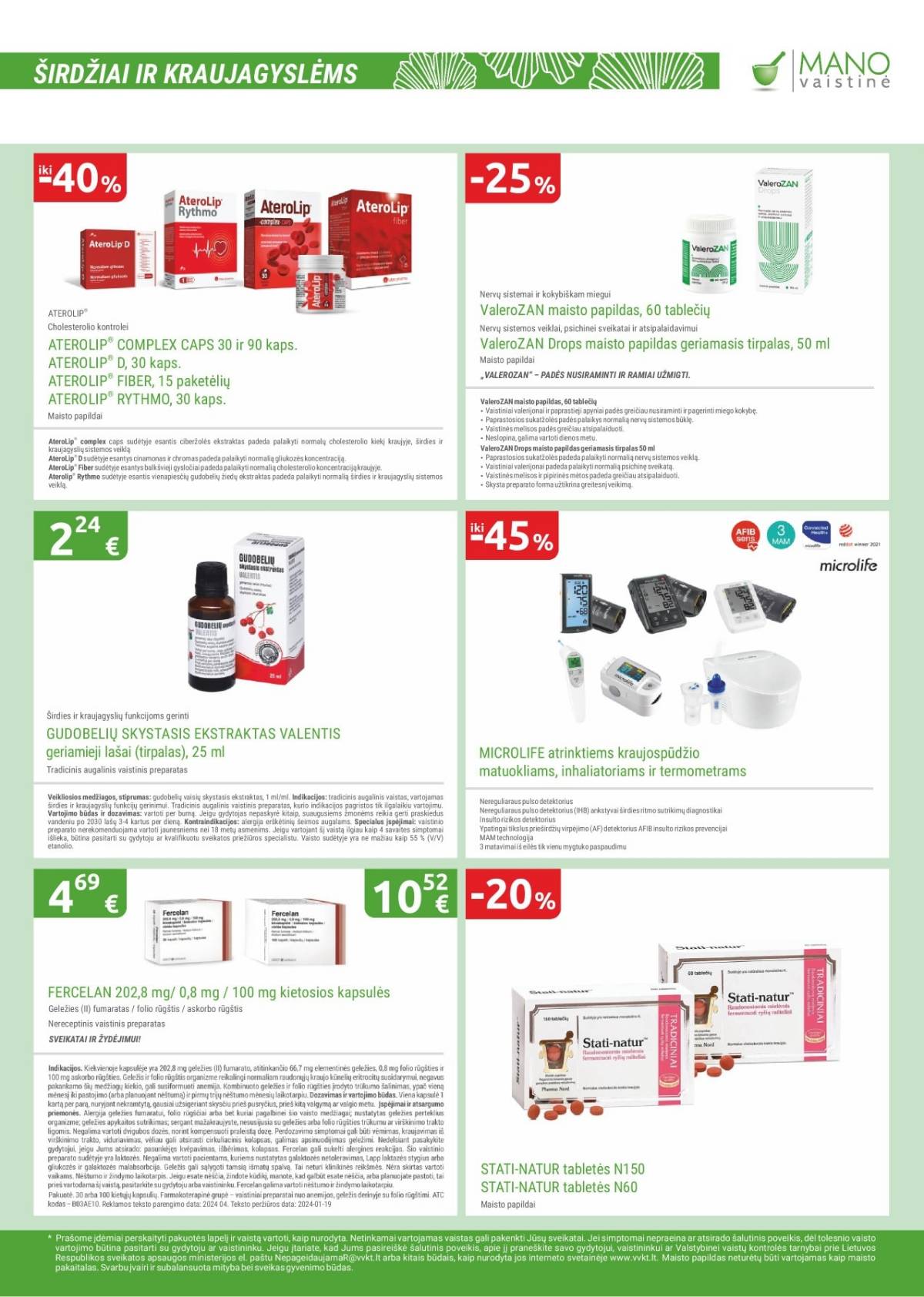 Mano vaistinė akcijų leidinys – 14 psl.