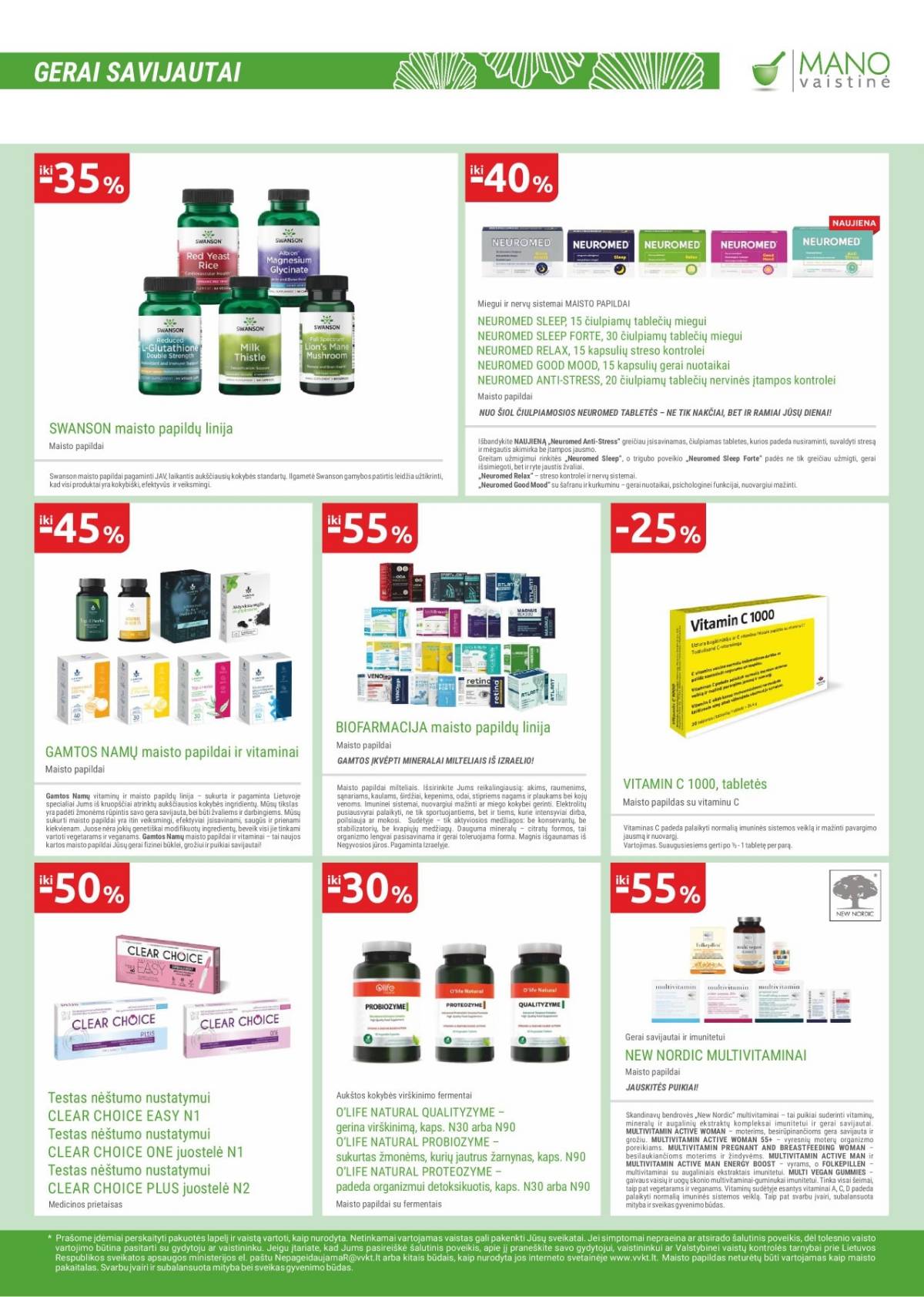 Mano vaistinė akcijų leidinys – 12 psl.