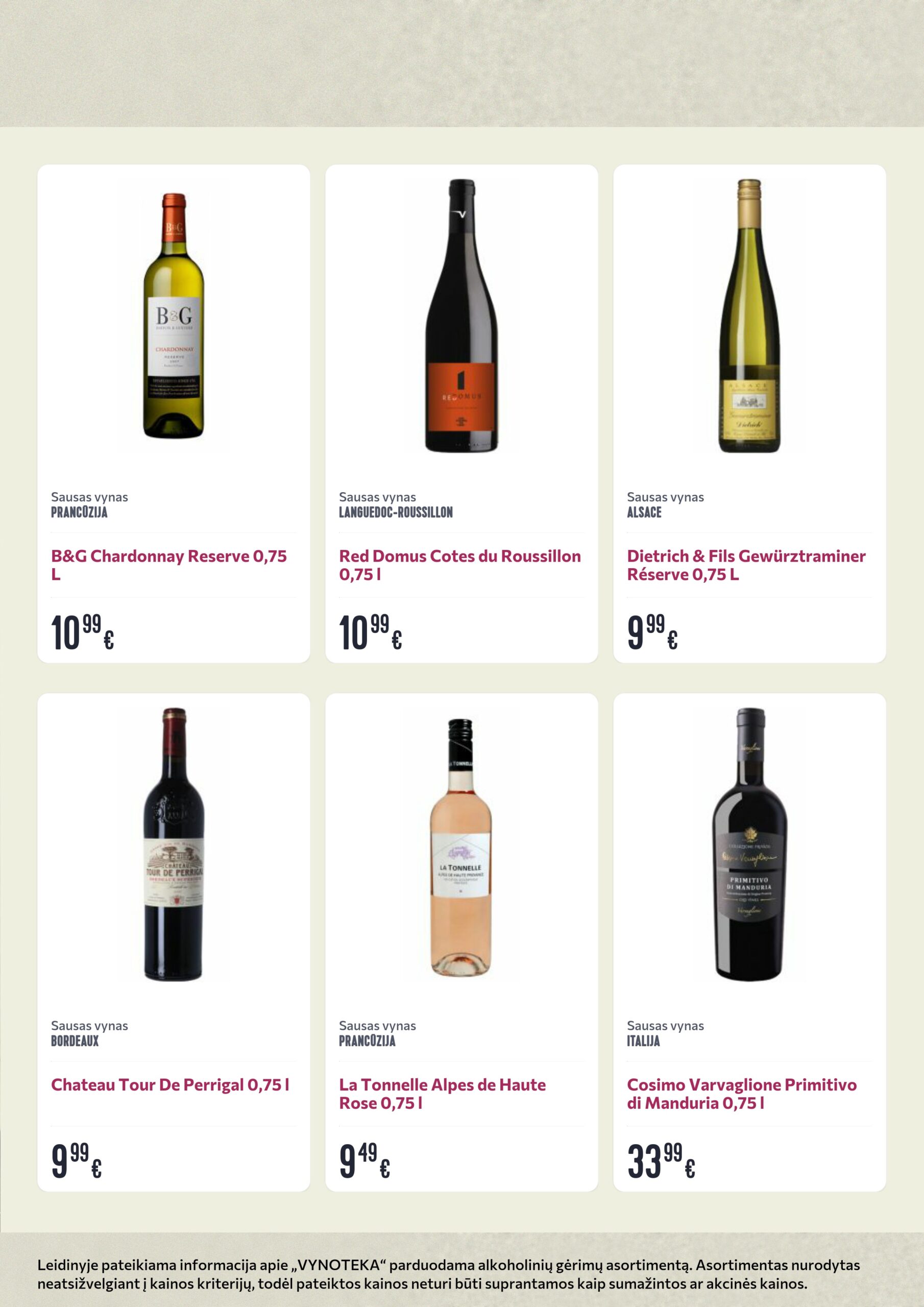 Vynoteka leidinys (gėrimų) – 8 psl.