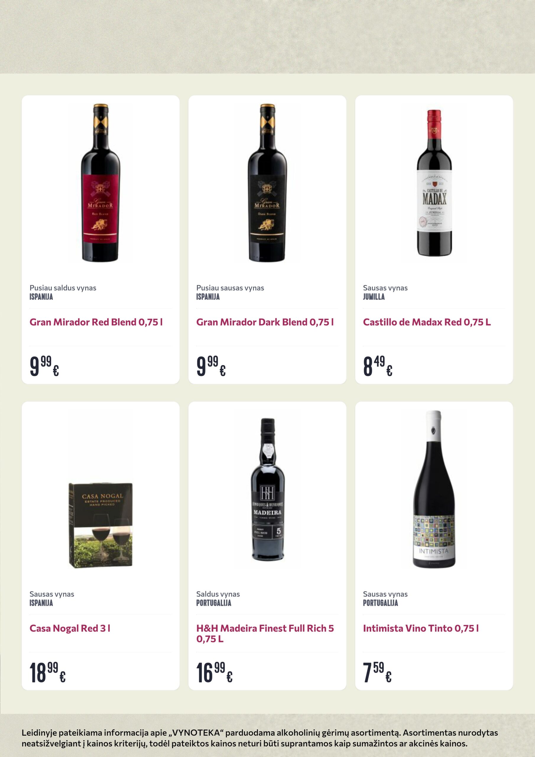 Vynoteka leidinys (gėrimų) – 6 psl.