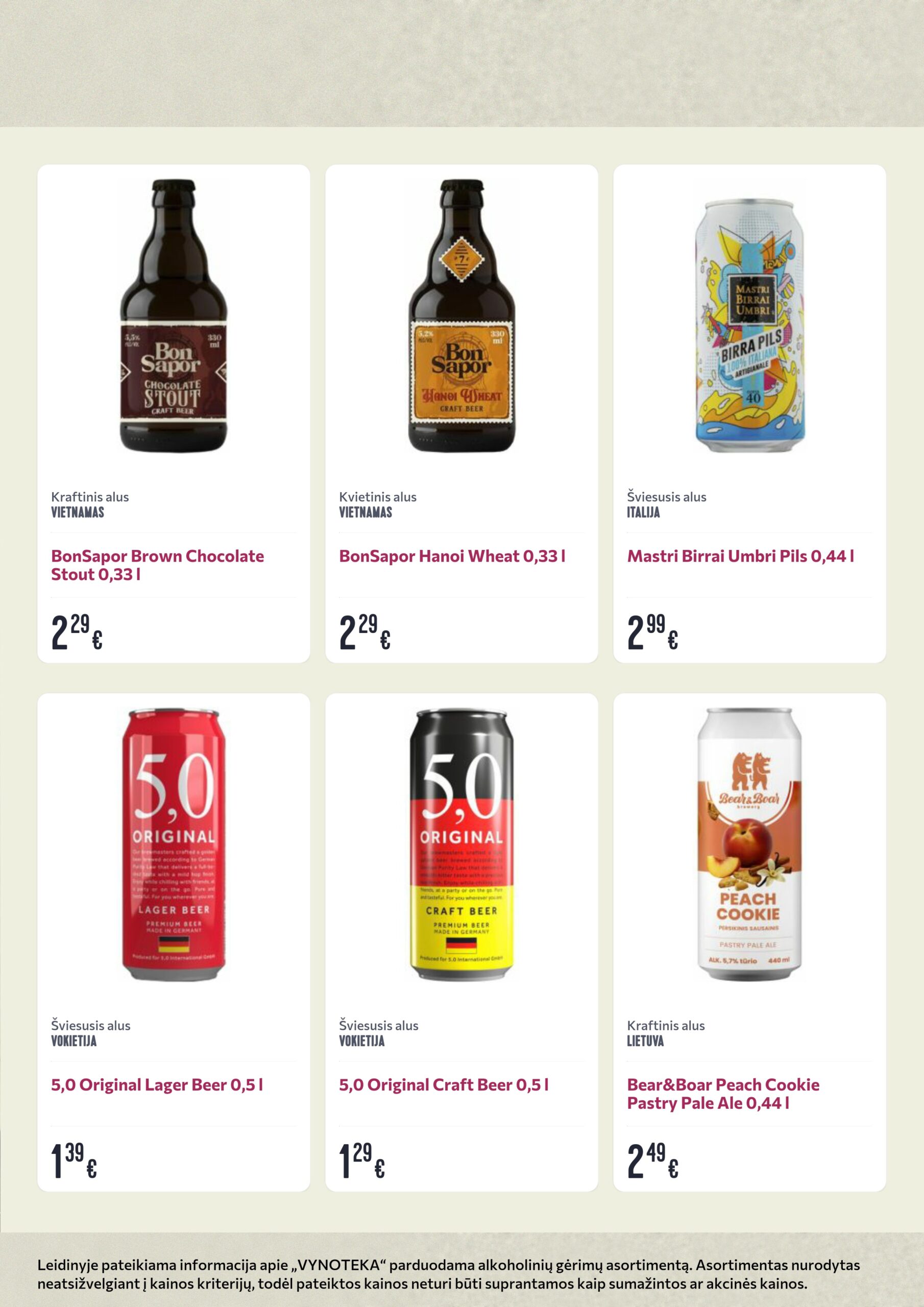 Vynoteka leidinys (gėrimų) – 2 psl.