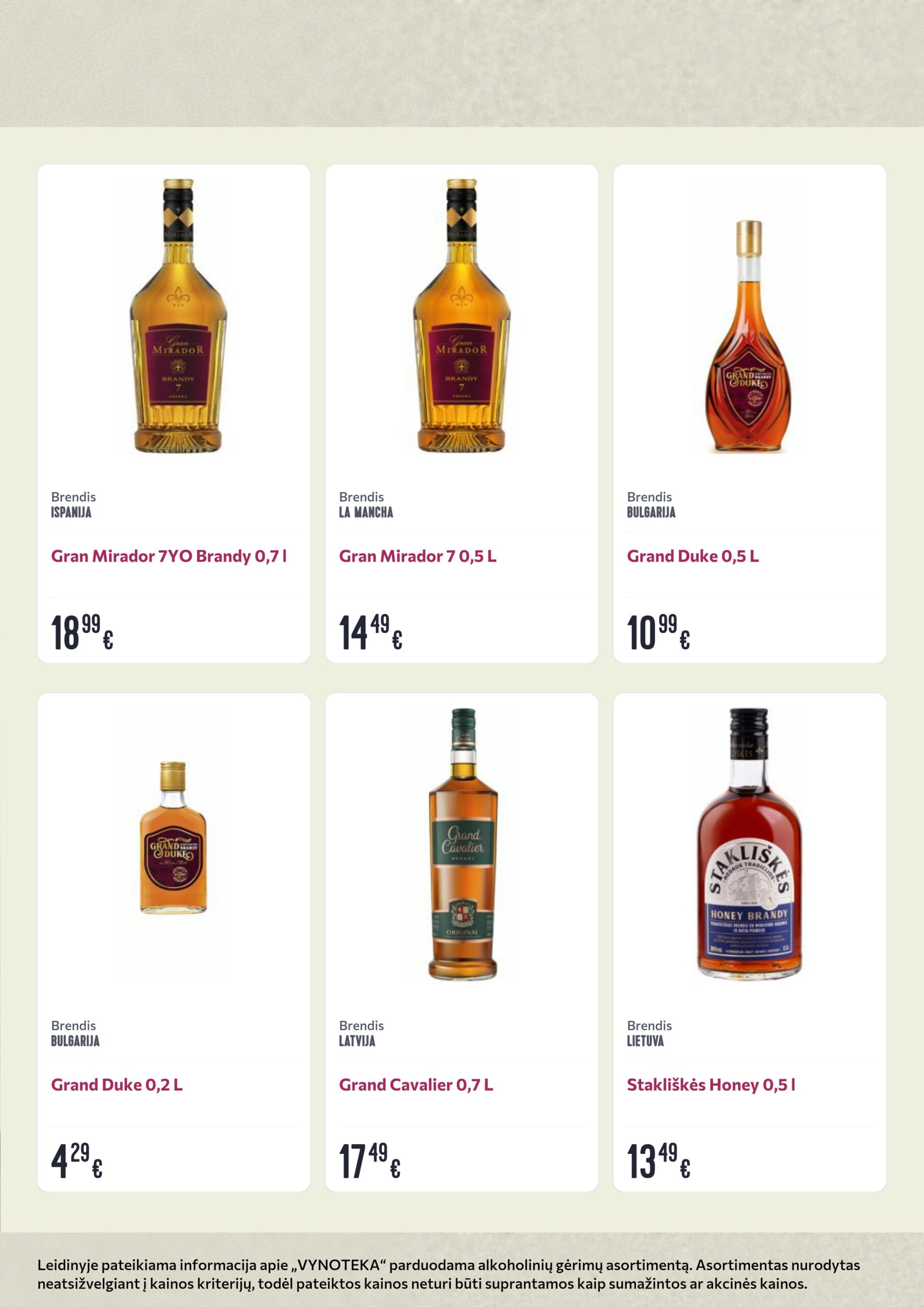 Vynoteka leidinys (gėrimų) – 13 psl.