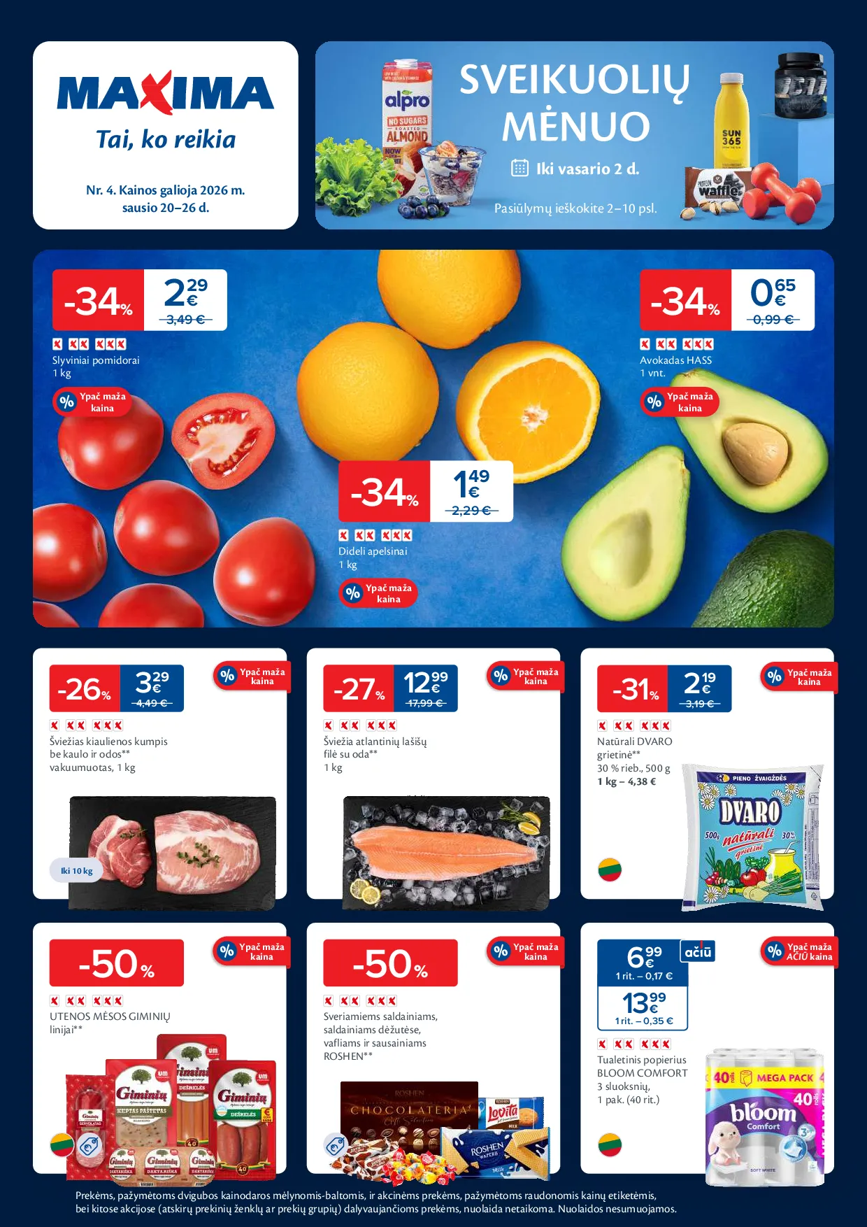 Maxima naujas leidinys nr. 4 – 1 psl.