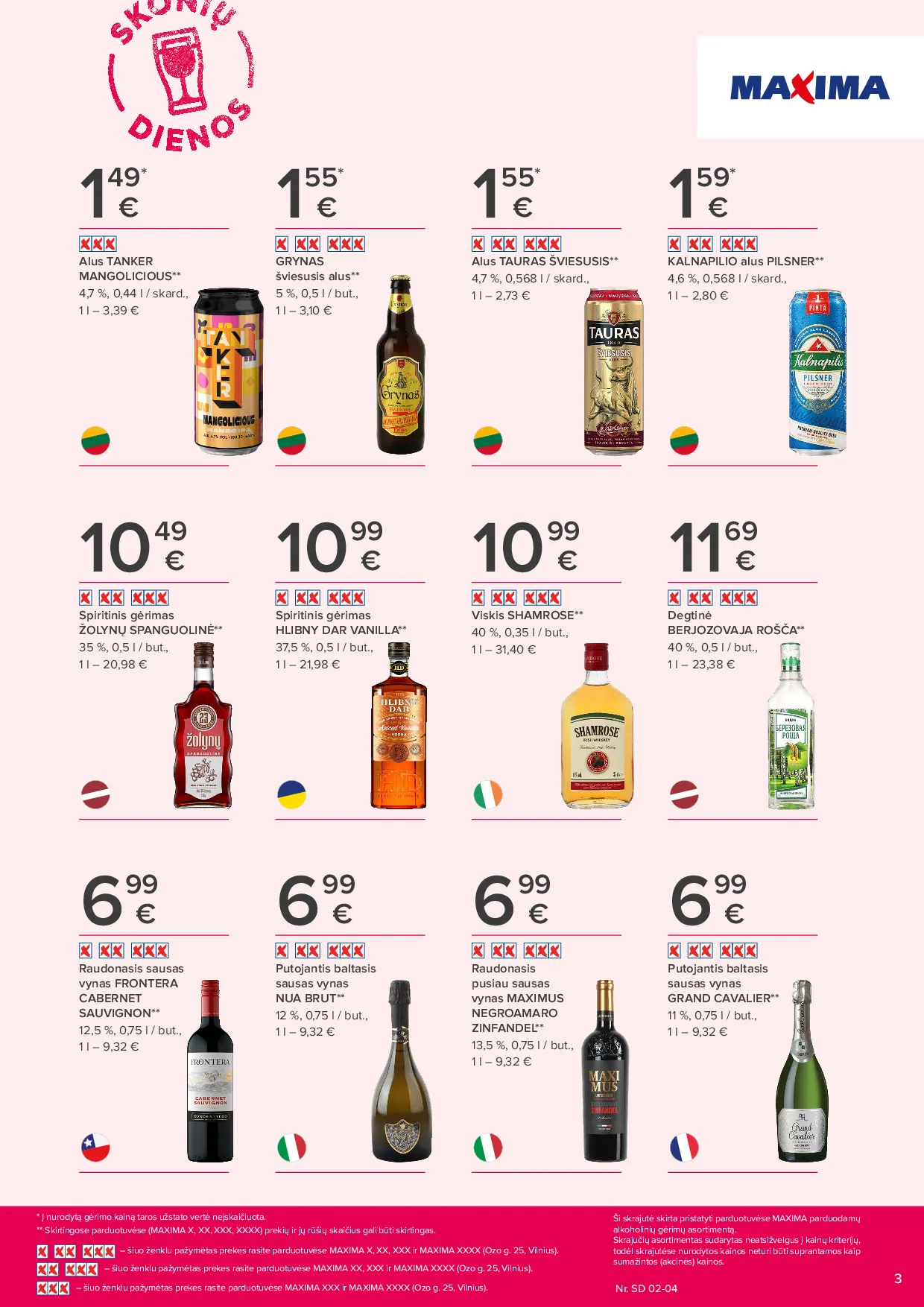 Maxima Skonių dienos naujausias leidinys – 3 psl.