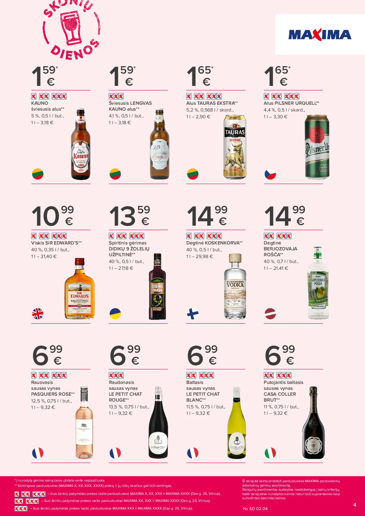 Maxima Skonių dienos naujausias leidinys – 4 psl.