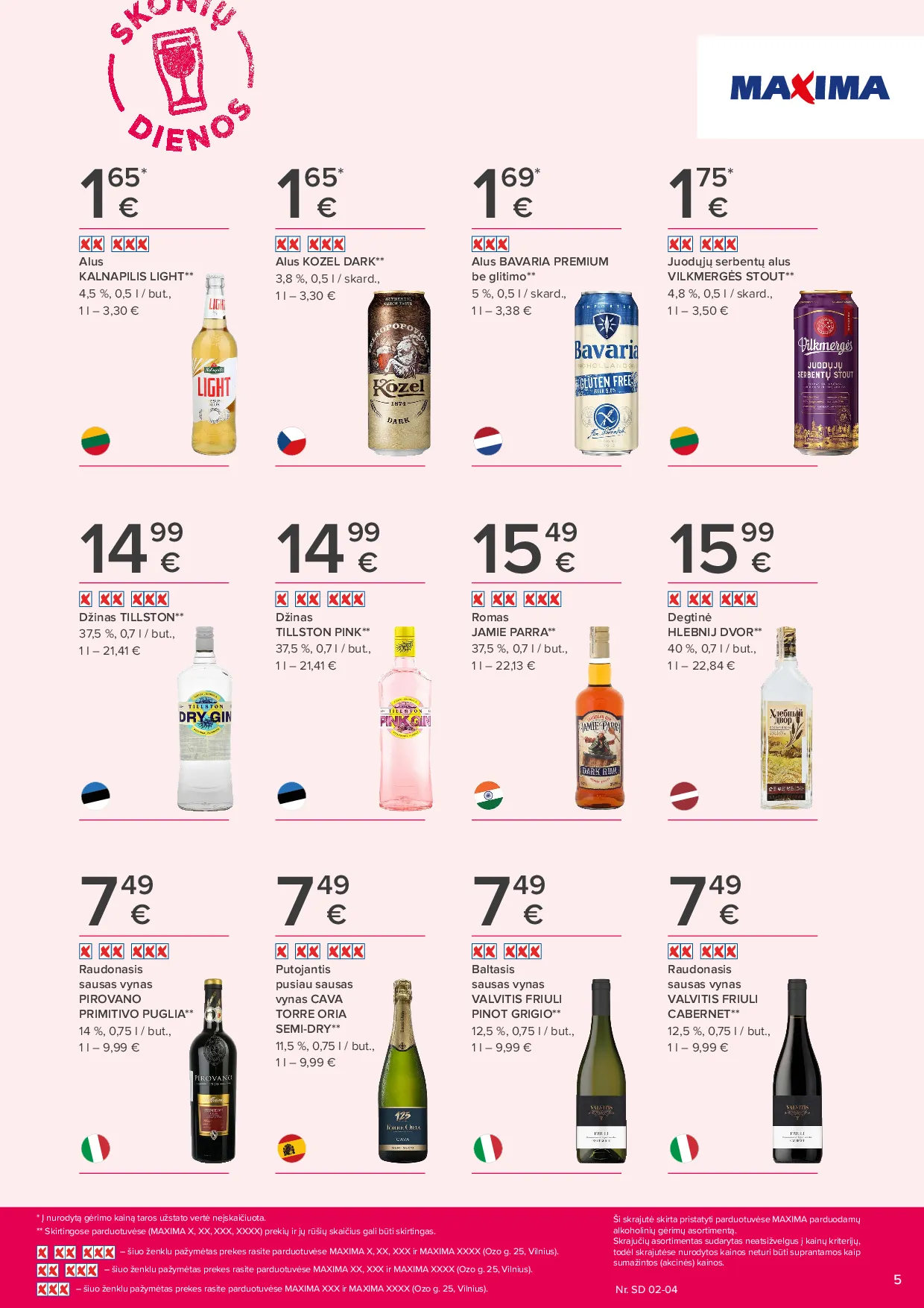 Maxima Skonių dienos naujausias leidinys – 5 psl.