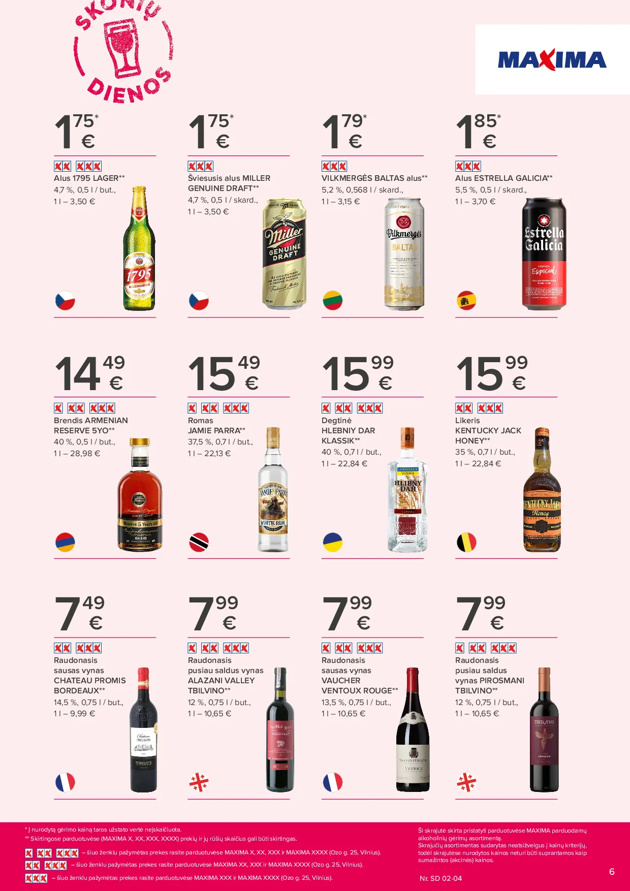 Maxima Skonių dienos naujausias leidinys – 6 psl.