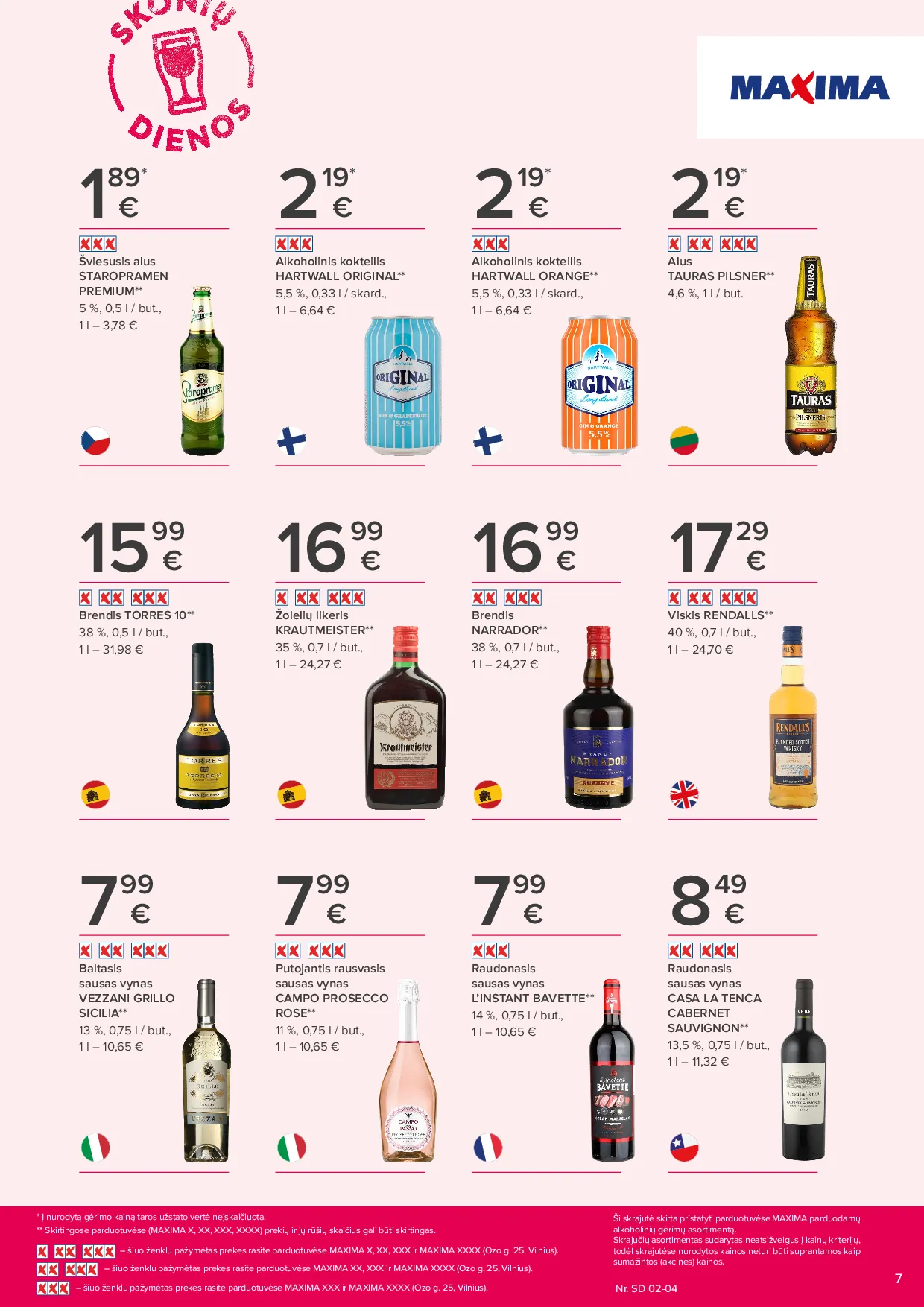 Maxima Skonių dienos naujausias leidinys – 7 psl.