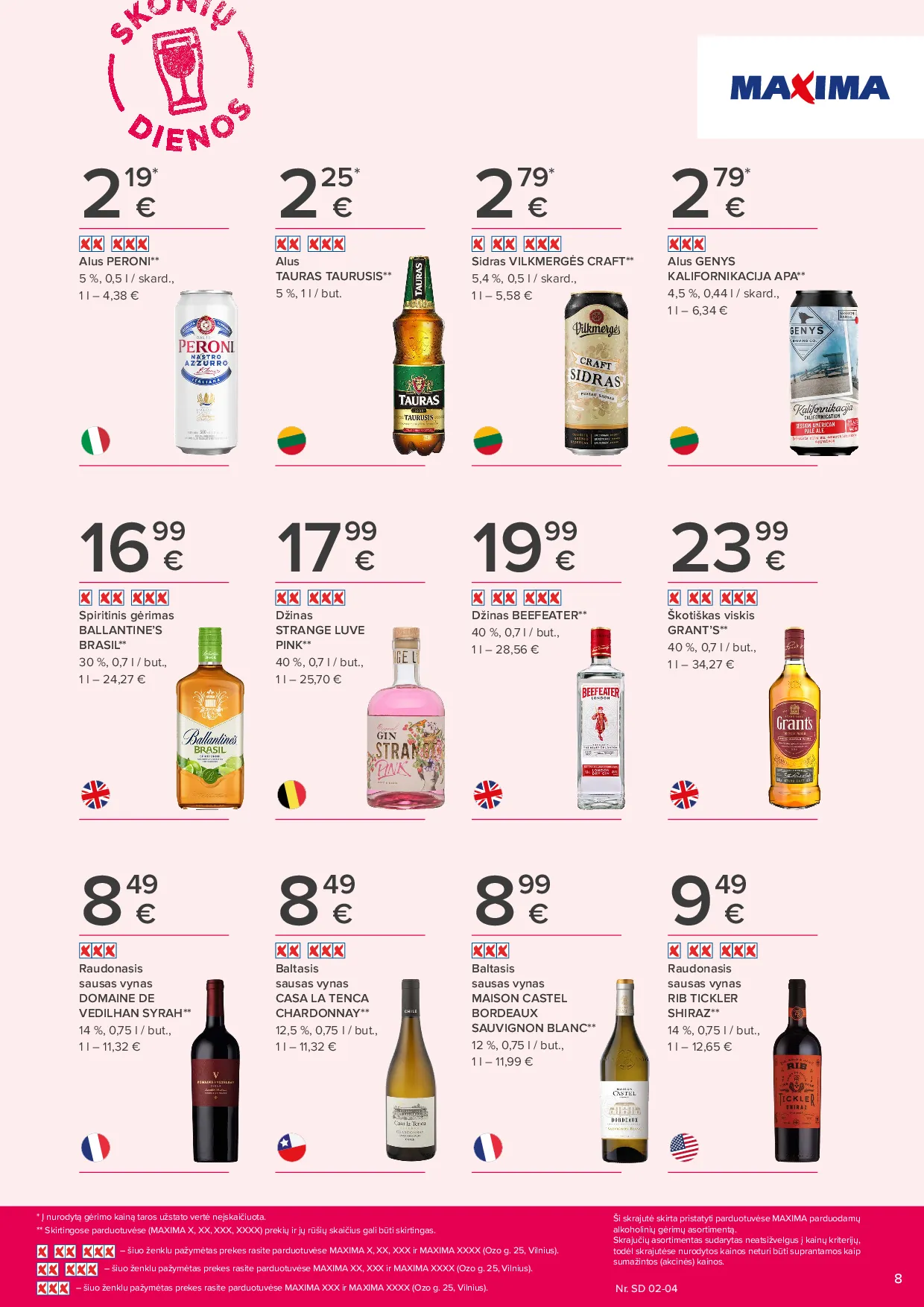 Maxima Skonių dienos naujausias leidinys – 8 psl.