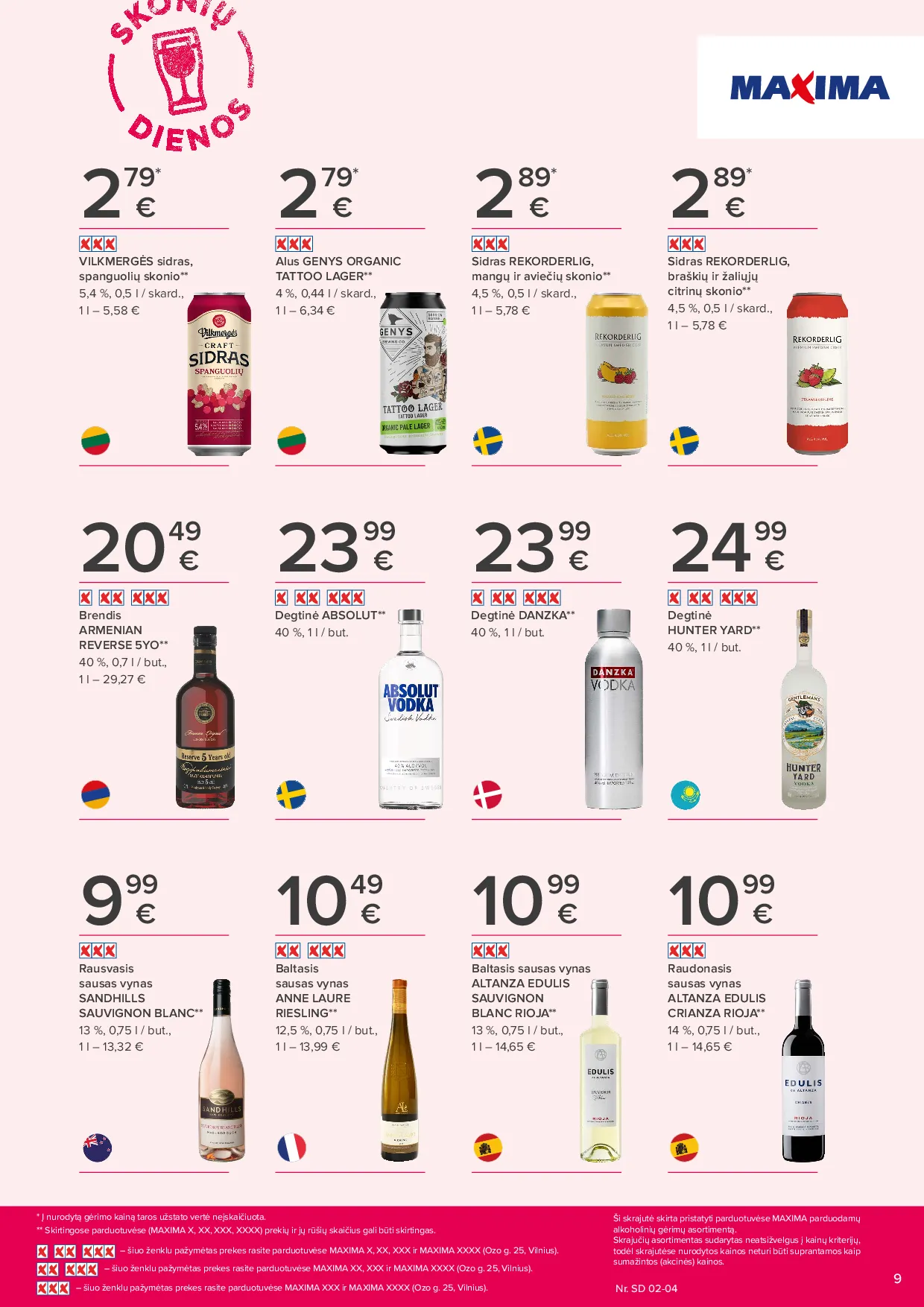 Maxima Skonių dienos naujausias leidinys – 9 psl.